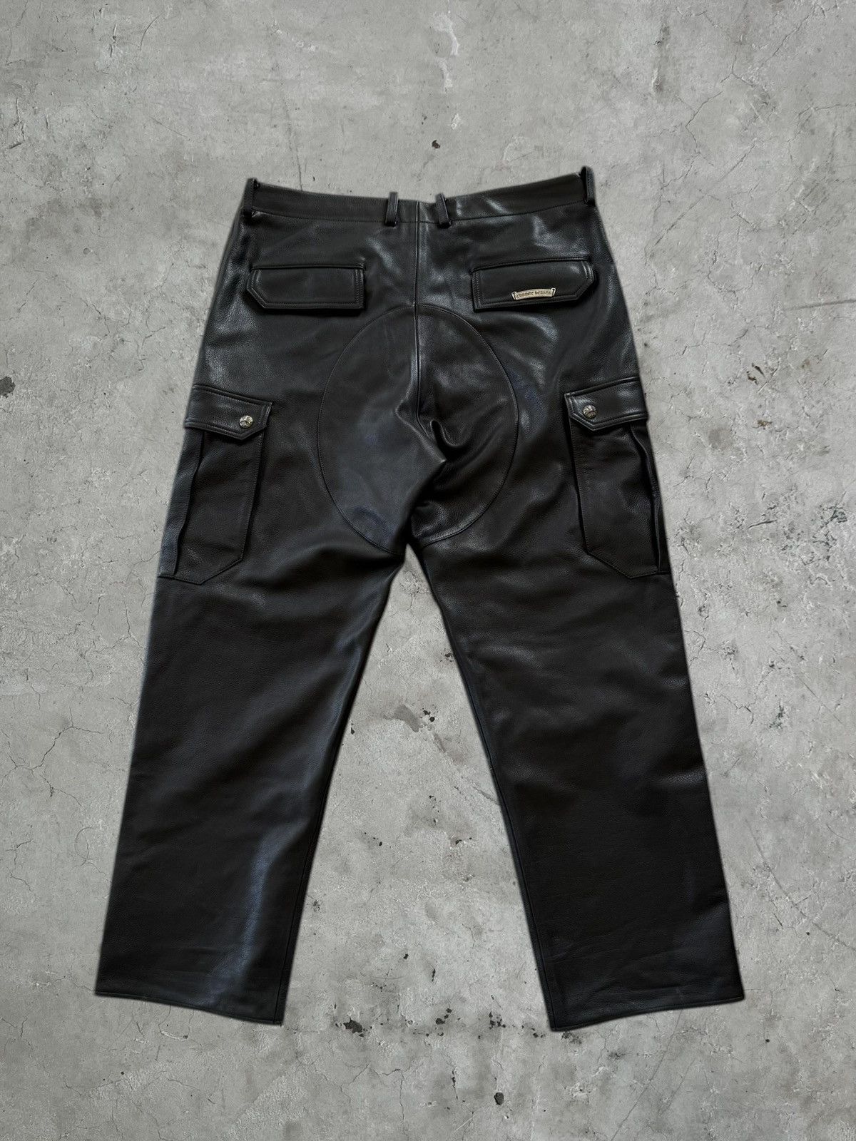 Chrome Hearts Chrome Hearts Leather Cargo Pants Size US 36 / EU 52 - 2 Thumbnail