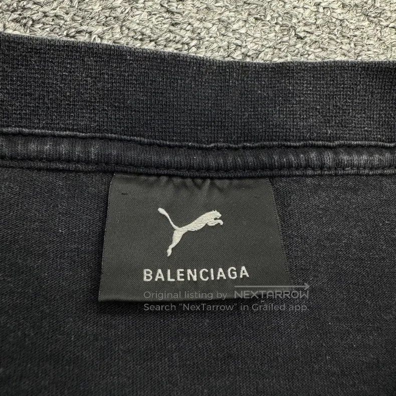 Balenciaga Balenciaga Washed distressed short-sleeve Size US L / EU 52-54 / 3 - 2 Thumbnail