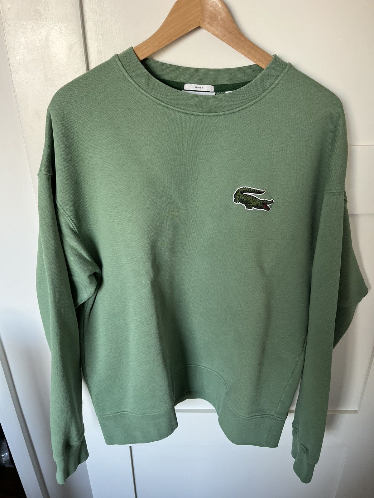 Lacoste Lacoste Unisex Loose Fit Crocodile Badge Jogger (Green) Size US L / EU 52-54 / 3 - 1 Thumbnail