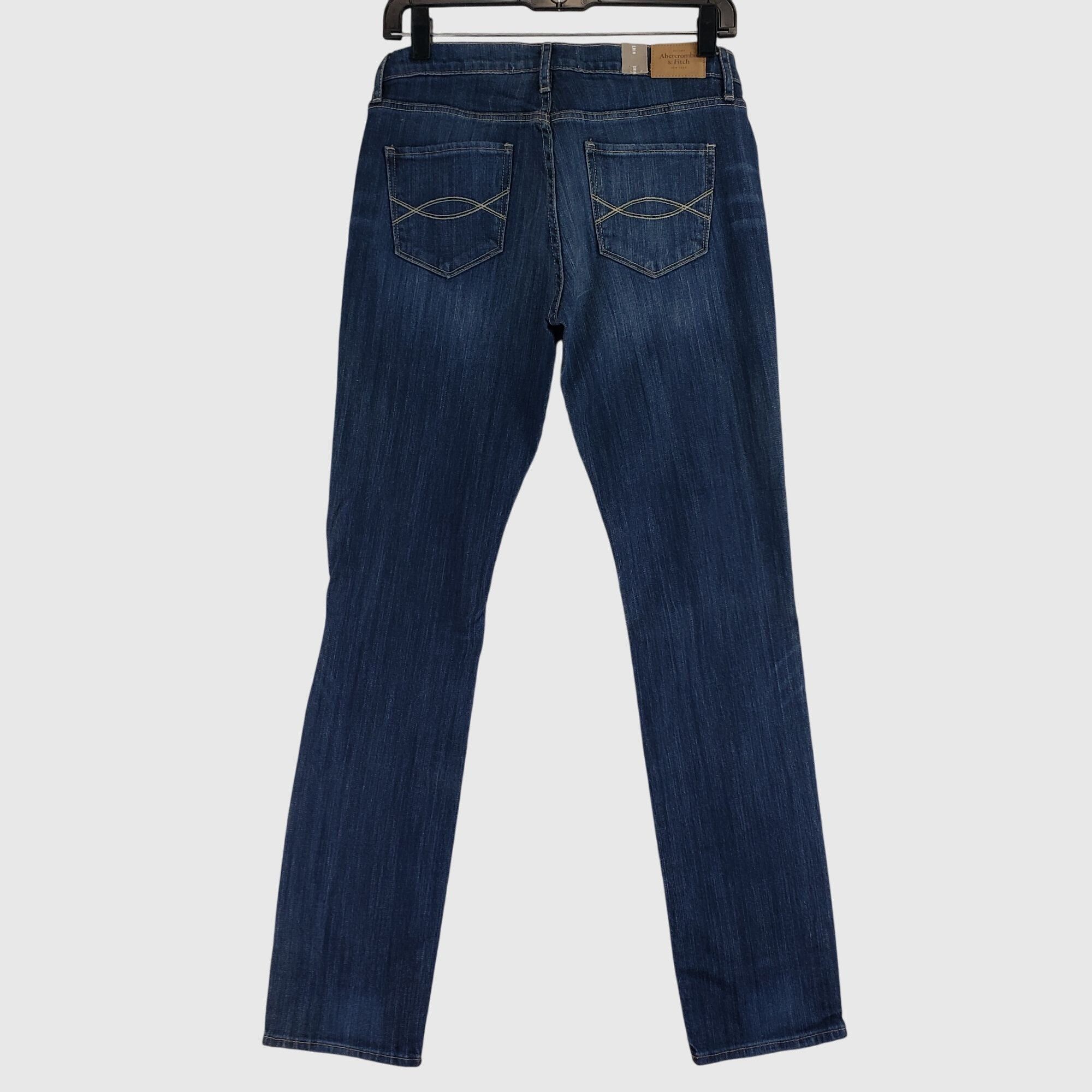 Abercrombie & Fitch Abercrombie & Fitch Womens Blue Stretch Skinny Jeans Size 6S Size 28" / US 6 / IT 42 - 2 Thumbnail