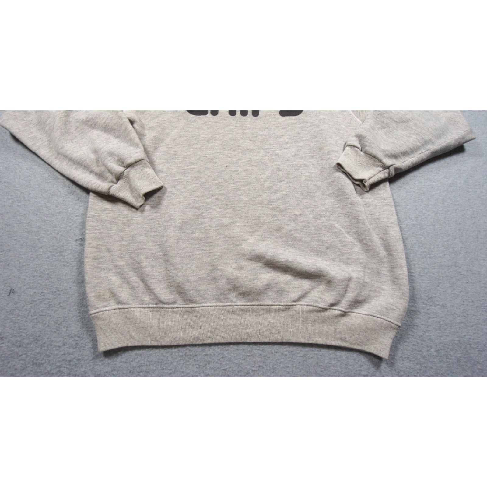 Hanes VINTAGE Hanes Sweatshirt Mens Large Gray Raglan 80s Crewneck Technology Mini-Description? Size US L / EU 52-54 / 3 - 3 Thumbnail