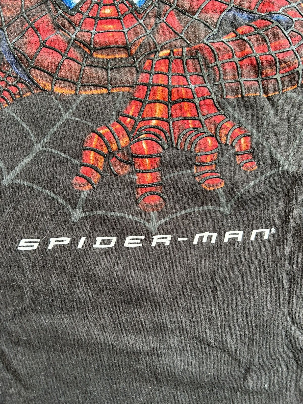 Marvel Comics Spiderman Vintage Front Hit Black Tee Size US L / EU 52-54 / 3 - 7 Thumbnail