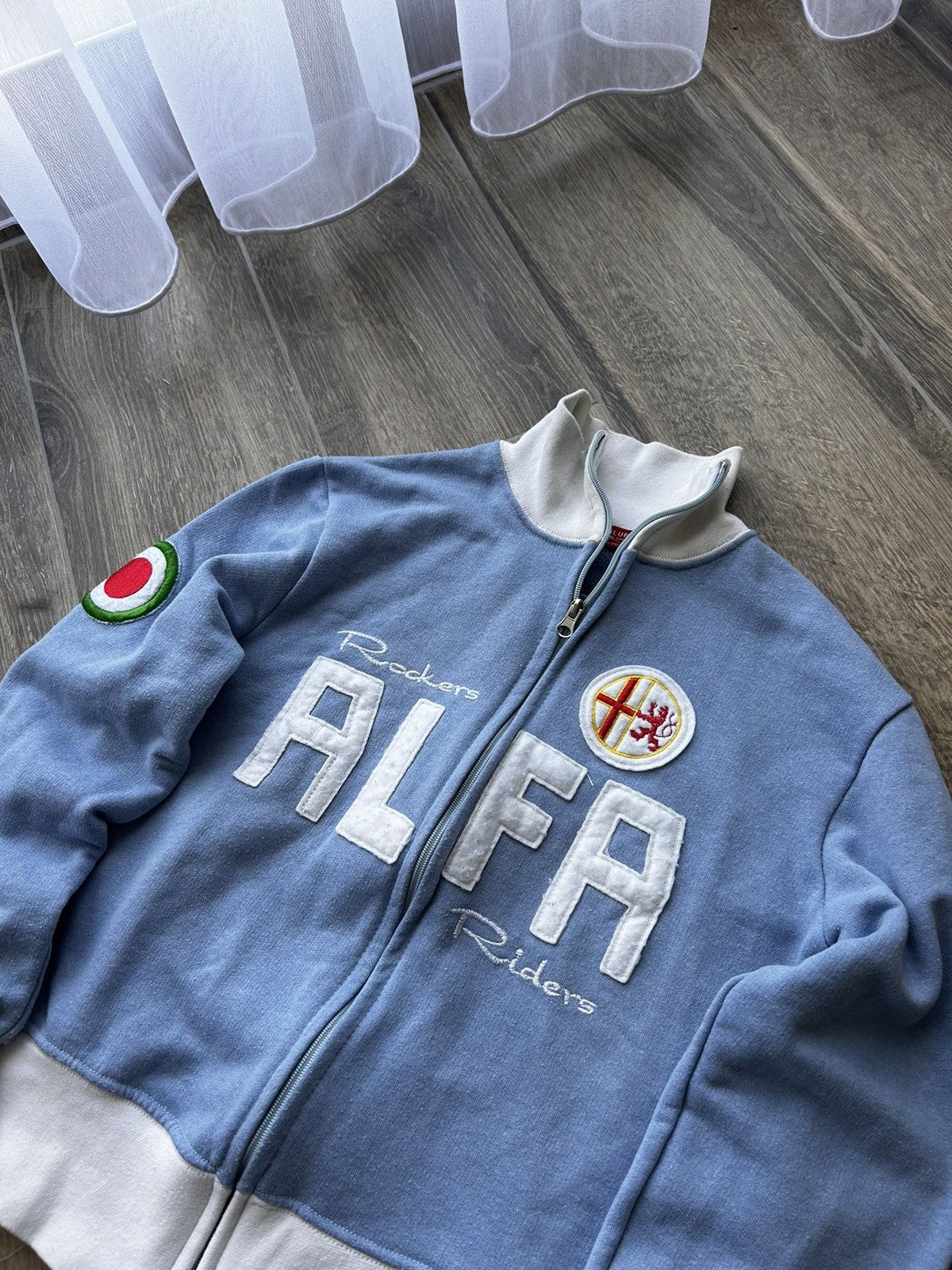 Vintage Vintage Joy Blue Rockers Riders Italy rugby Size US S / EU 44-46 / 1 - 3 Thumbnail