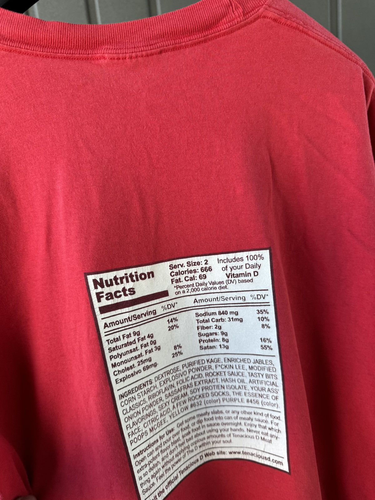 Band Tees × Vintage Vintage 2000s Tenacious D Meat Sauce T Shirt Devil Y2K Size US XL / EU 56 / 4 - 12 Thumbnail