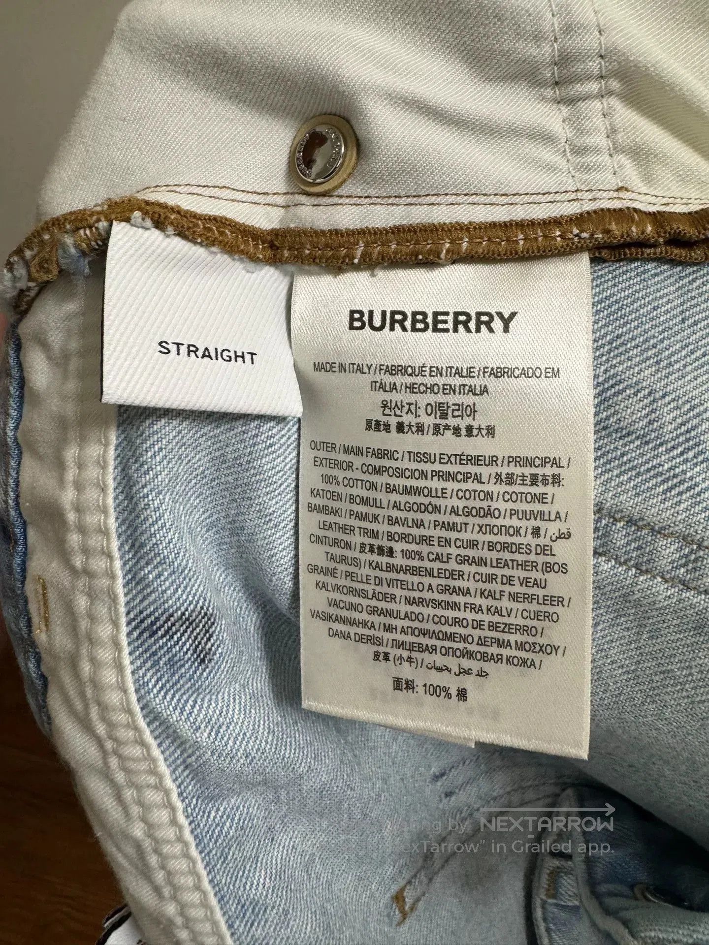Burberry Burberry Women's Blue Denim Jeans Size 24. Size 24" / US 00 / IT 34 - 5 Thumbnail