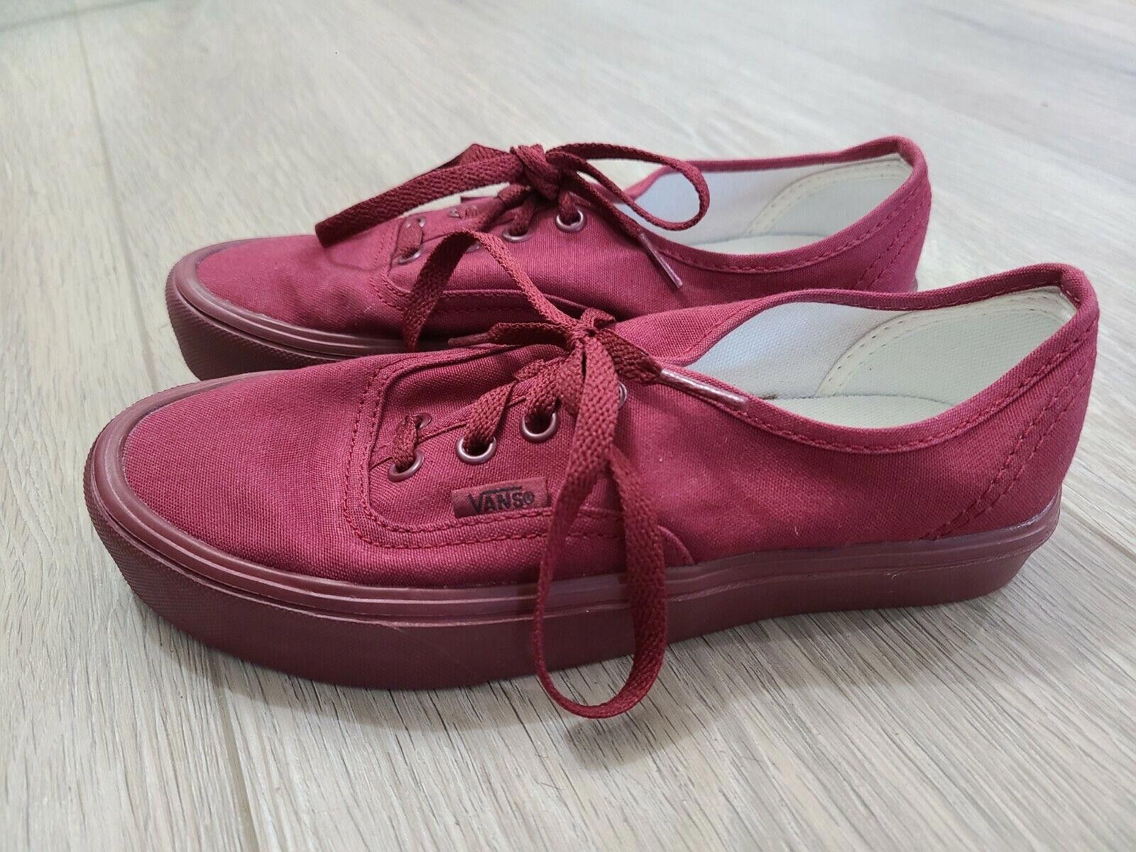 Vans Vans Shoes Maroon Mens 4.5 Womens 6 authentic unisex Size US 6 / IT 36 - 2 Thumbnail