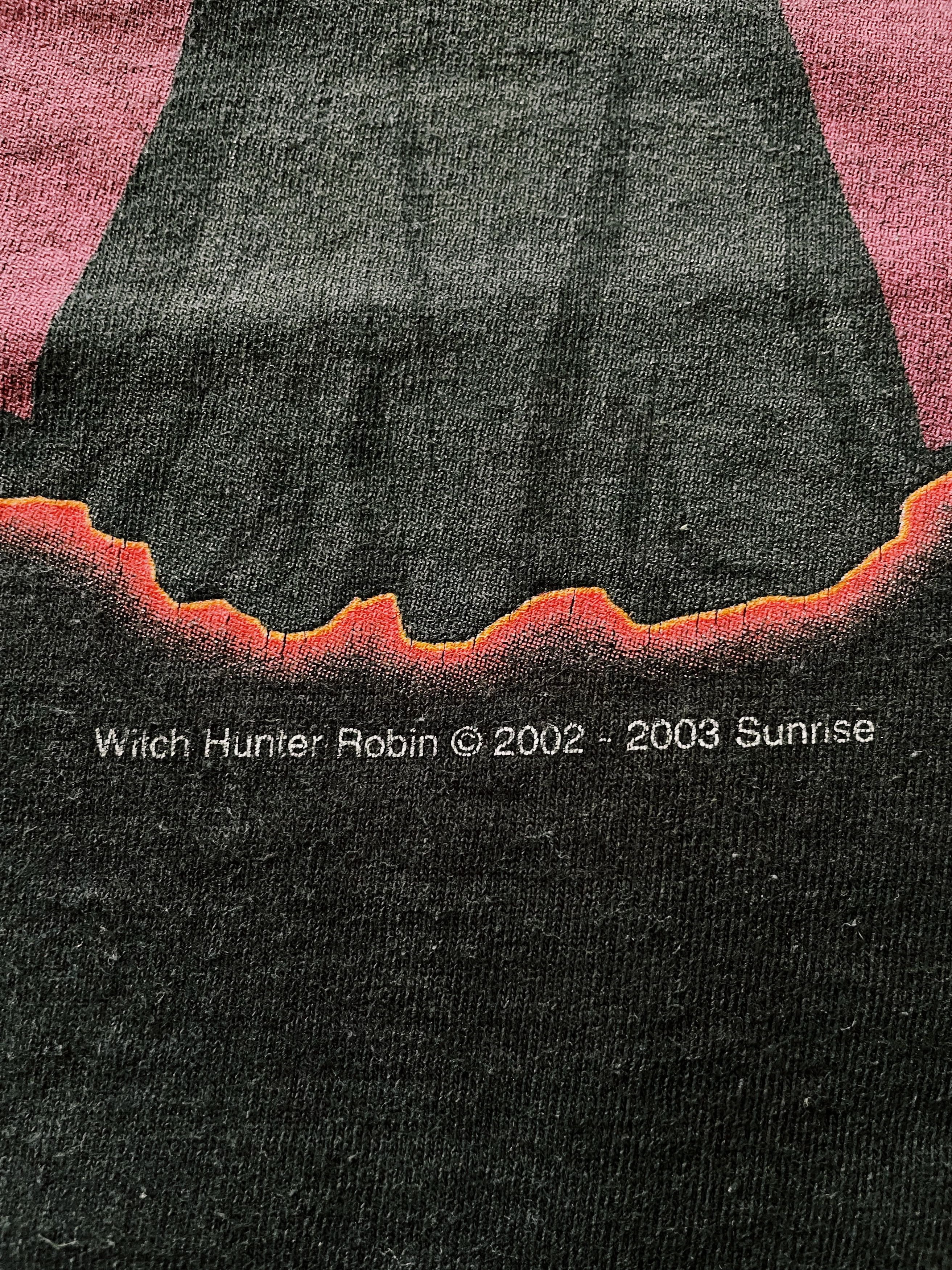 Anime × Japanese Brand × Vintage Vintage 2003 Sunrise Witch Hunter Robin Promo T-shirt Black Size US XL / EU 56 / 4 - 4 Thumbnail