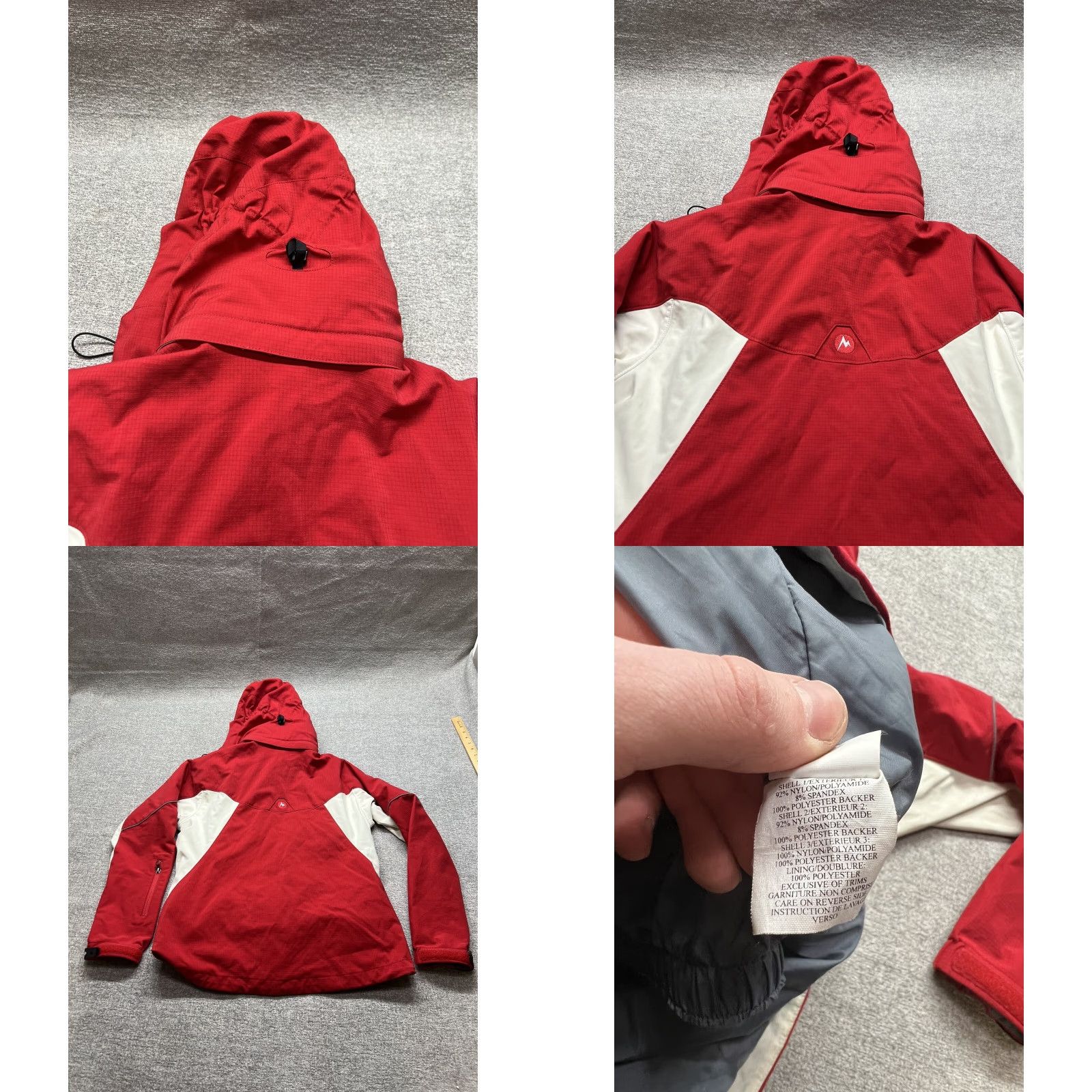 Marmot Marmot Windbreaker Jacket Womens Small Hooded Full Zip Nylon Blue Outdoor Size S / US 4 / IT 40 - 8 Thumbnail