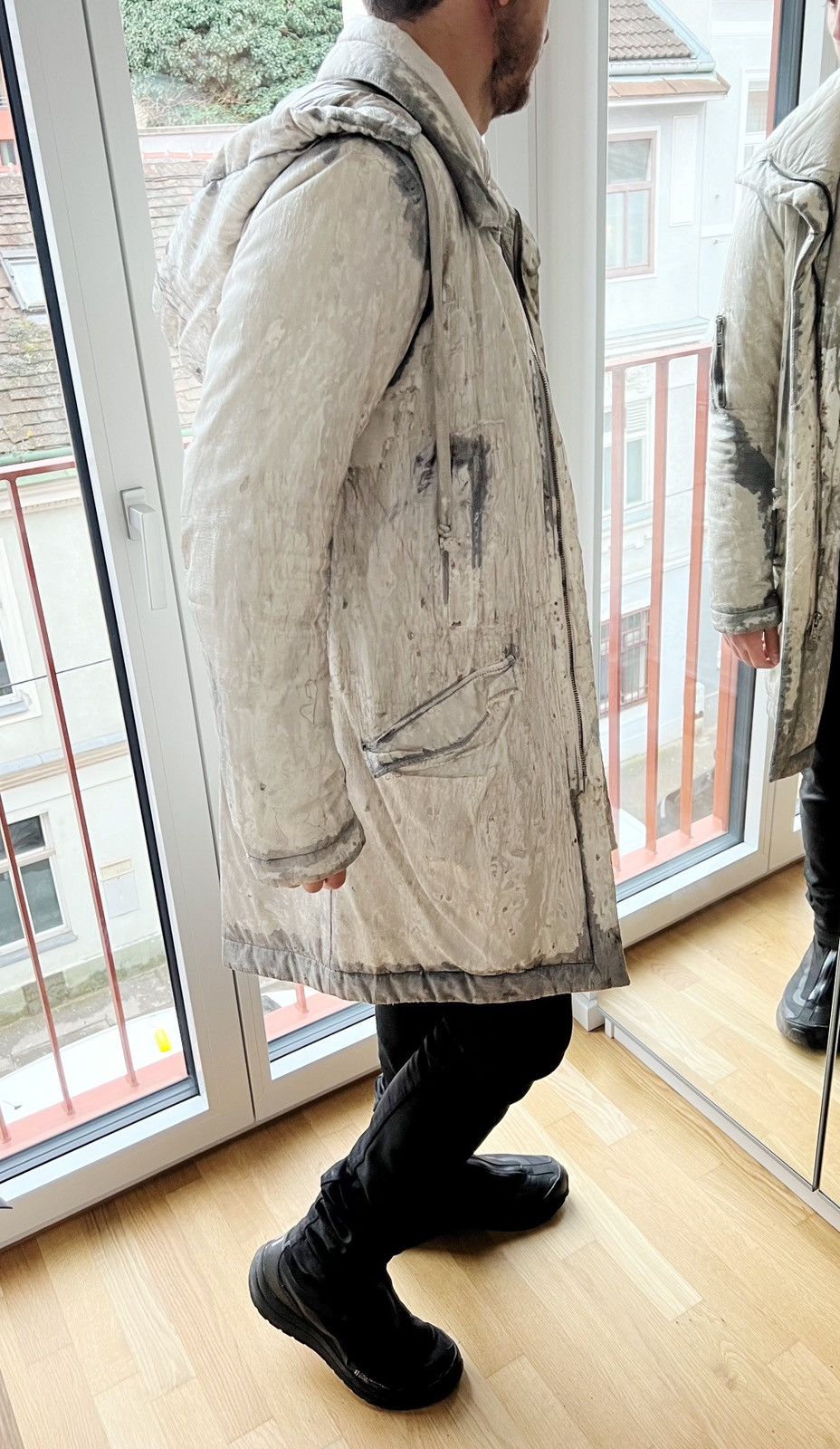 10sei0otto Laminated Parka 10SEI0OTTO Size US L / EU 52-54 / 3 - 6 Thumbnail