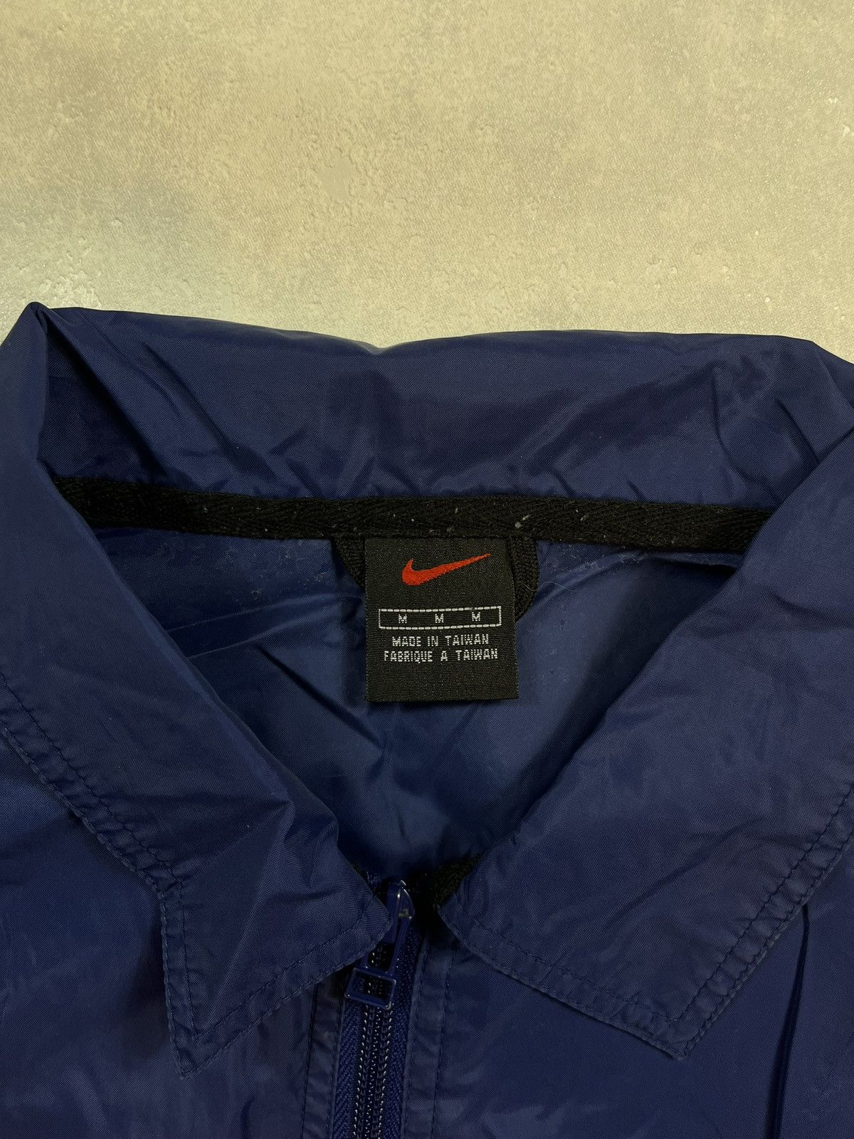 Nike × Vintage 90s Nike Swoosh Vintage Y2K Oversized Nylon Retro Jacket Size US M / EU 48-50 / 2 - 3 Thumbnail
