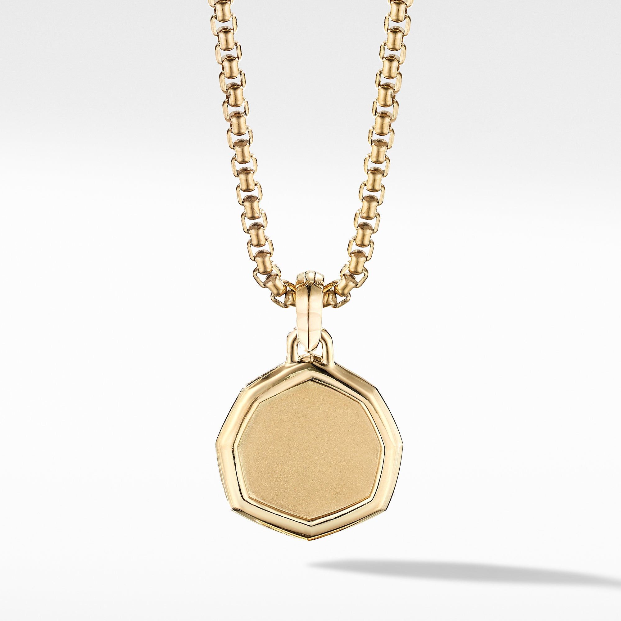 David Yurman o1w1db10325 Buddha Amulet in 18K Yellow Gold with Diamonds Size ONE SIZE - 1 Thumbnail