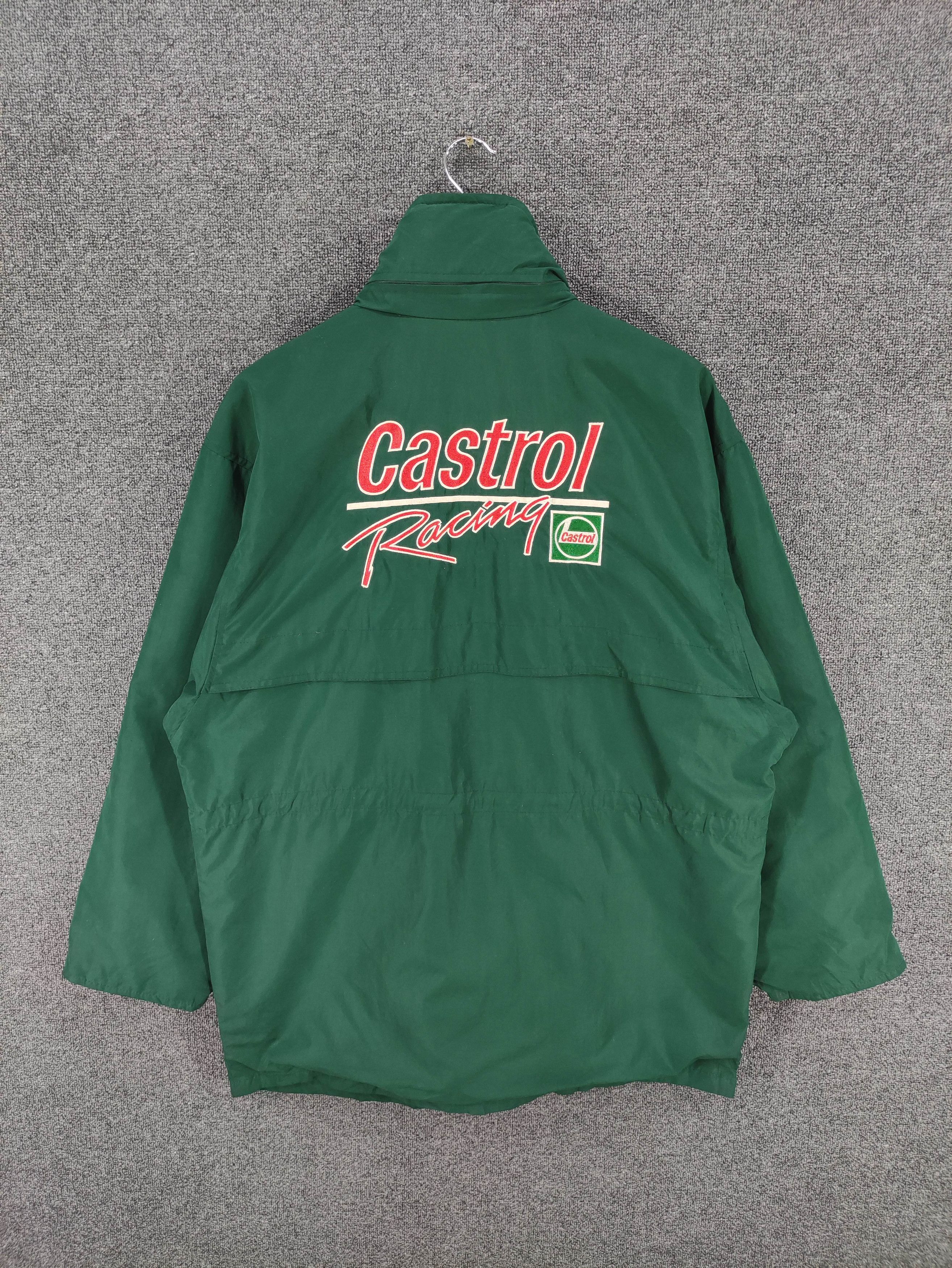 Japanese Brand Vintage Castrol Jacket With Hoodie Zipper Size US L / EU 52-54 / 3 - 12 Thumbnail