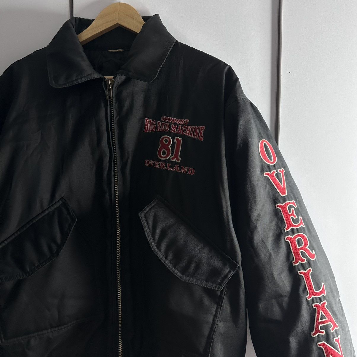 Vintage Vintage MA2 Bomber Jacket Big Red Machine 81 Overland Size US M / EU 48-50 / 2 - 3 Thumbnail