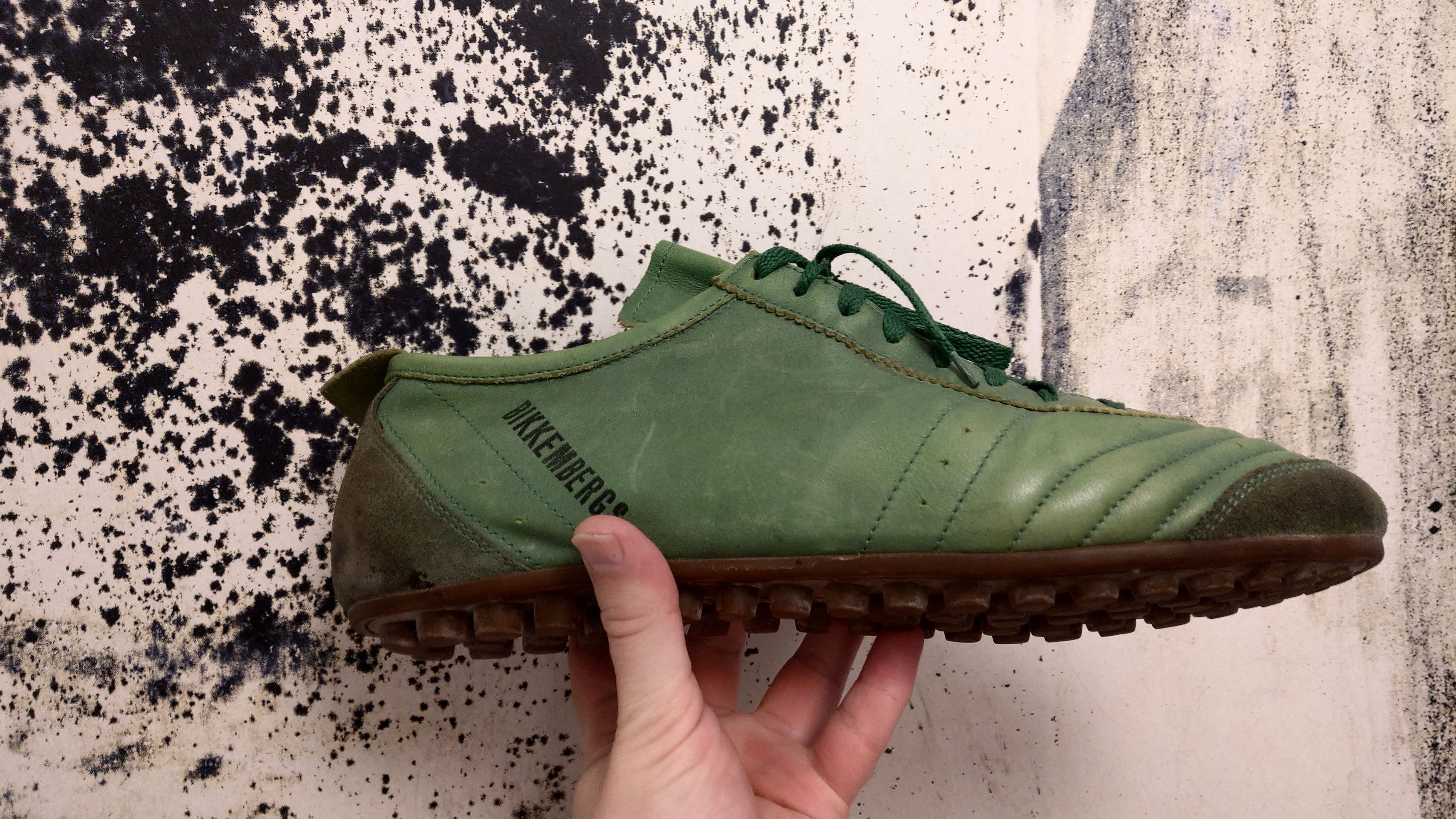 Dirk Bikkembergs Rare 100% Leather Trainers Soccer Football Vintage Sneakers Size US 12 / EU 45 - 11 Thumbnail