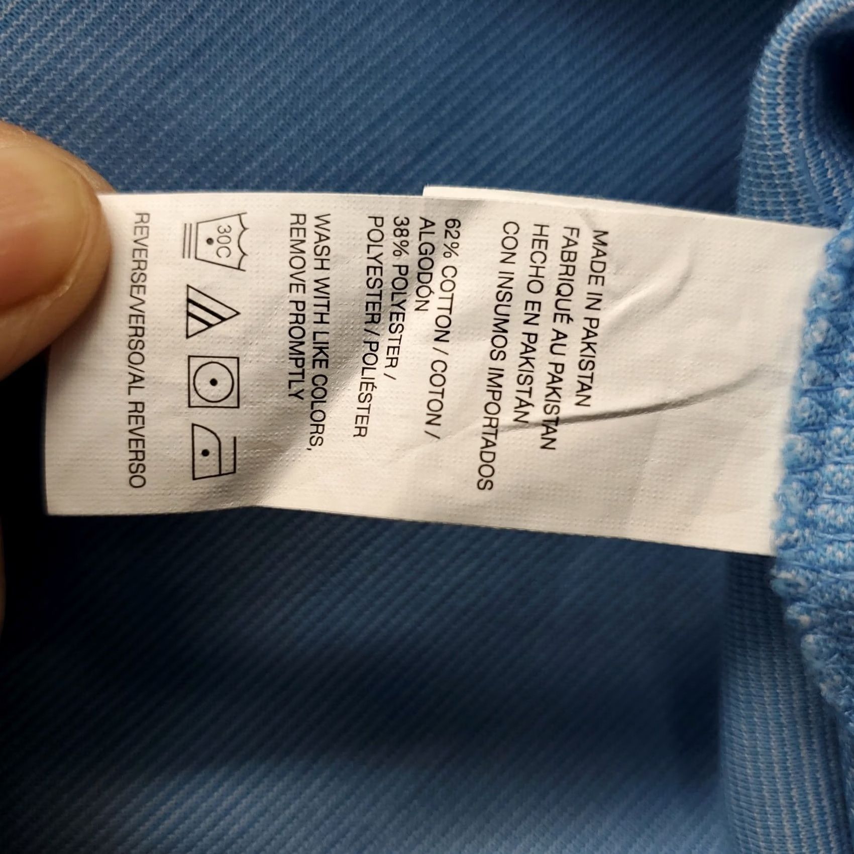 Izod IZOD Golf Sweatshirt Men M Blue Long Sleeve Mock Neck Quarter Zip Pony Logo Size US M / EU 48-50 / 2 - 6 Thumbnail