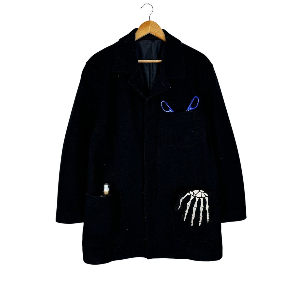 Comme des Garcons Homme 🔥CDGH HOME SS1998 WOOL JACKET Size US M / EU 48-50 / 2 - 1 Thumbnail