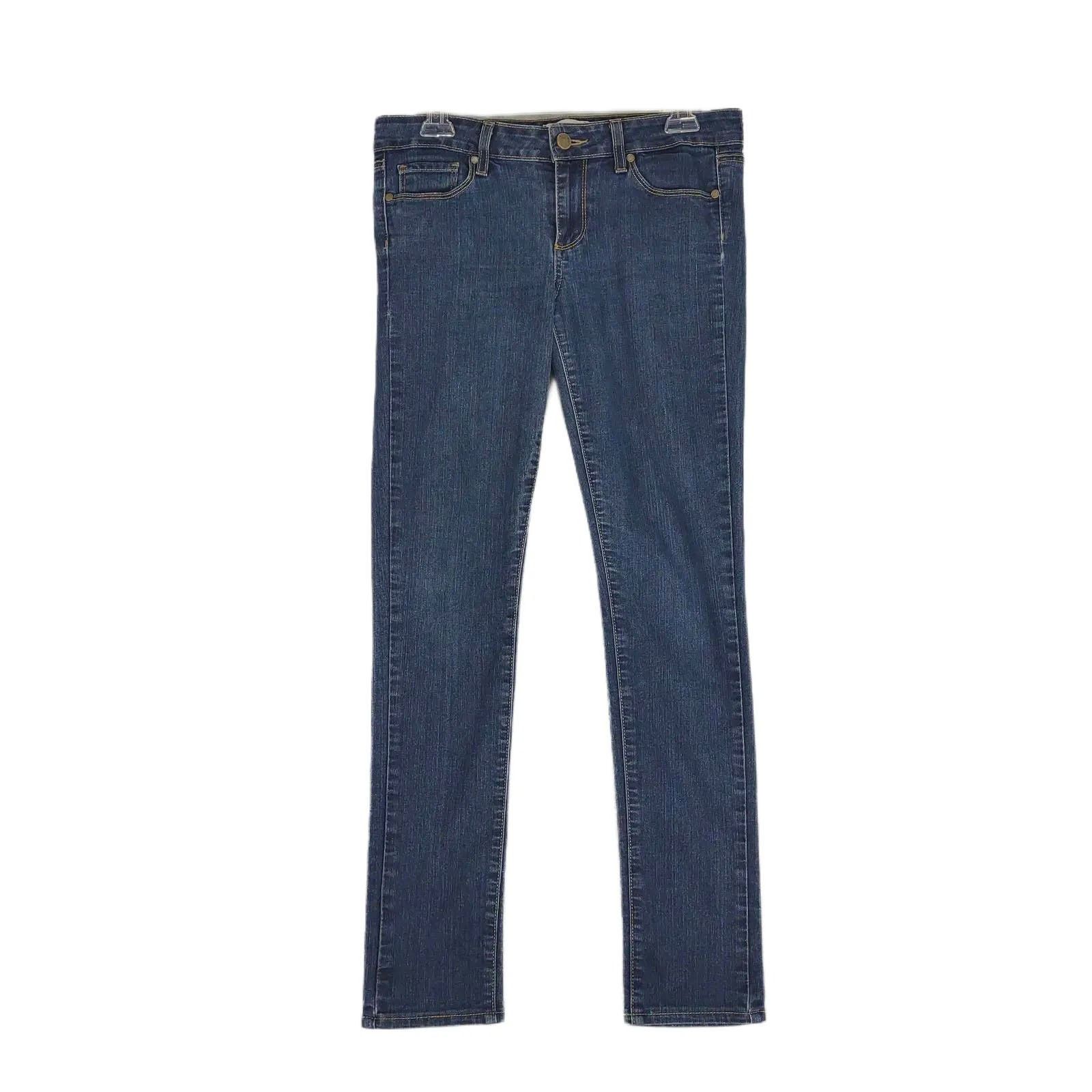 Paige PAIGE Peg Skinny Stretch Denim Jeans, Made USA Low Rise Size 31" - 1 Thumbnail