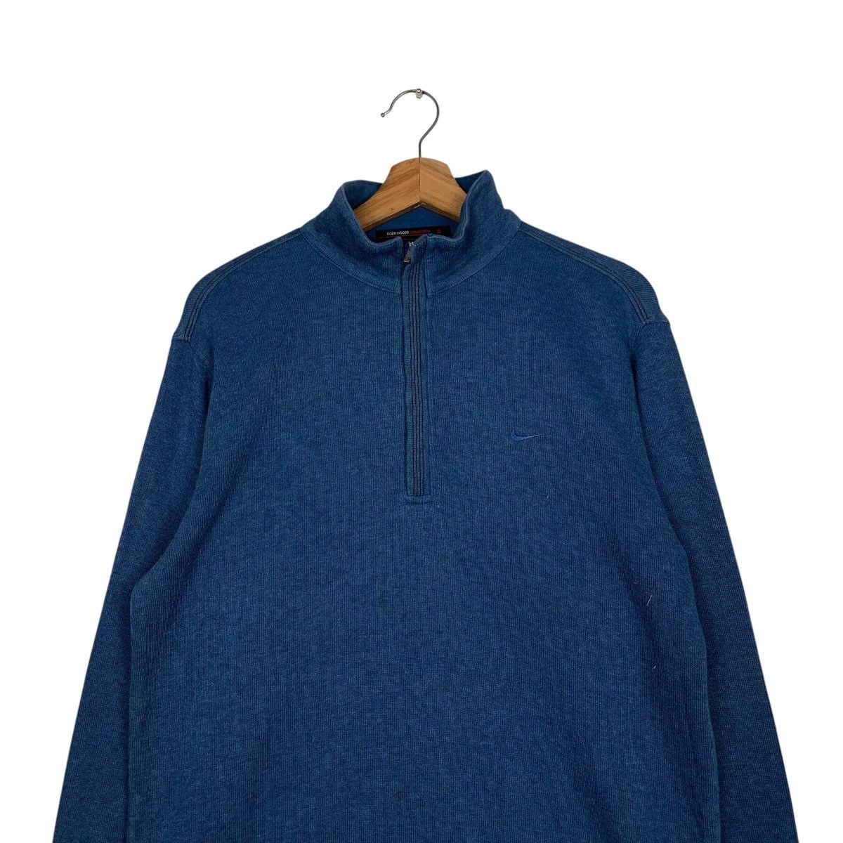 Nike × Tiger Woods NIKE TIGER WOODS Half Zip Turtleneck Sweater #1896-C83 Size US L / EU 52-54 / 3 - 2 Thumbnail
