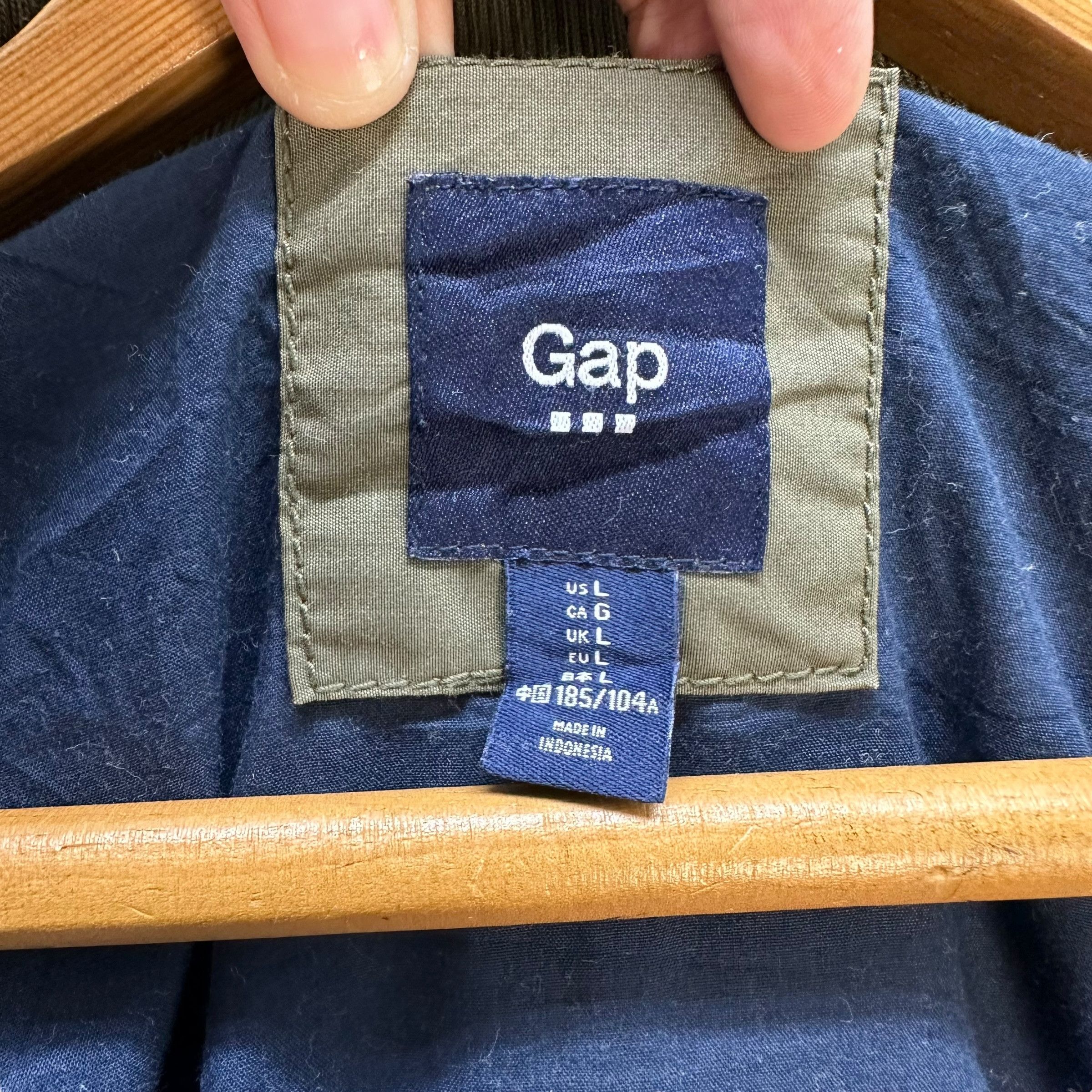 Gap Gap Olive Green Bomber Jacket #A2-0039 Size US L / EU 52-54 / 3 - 8 Thumbnail