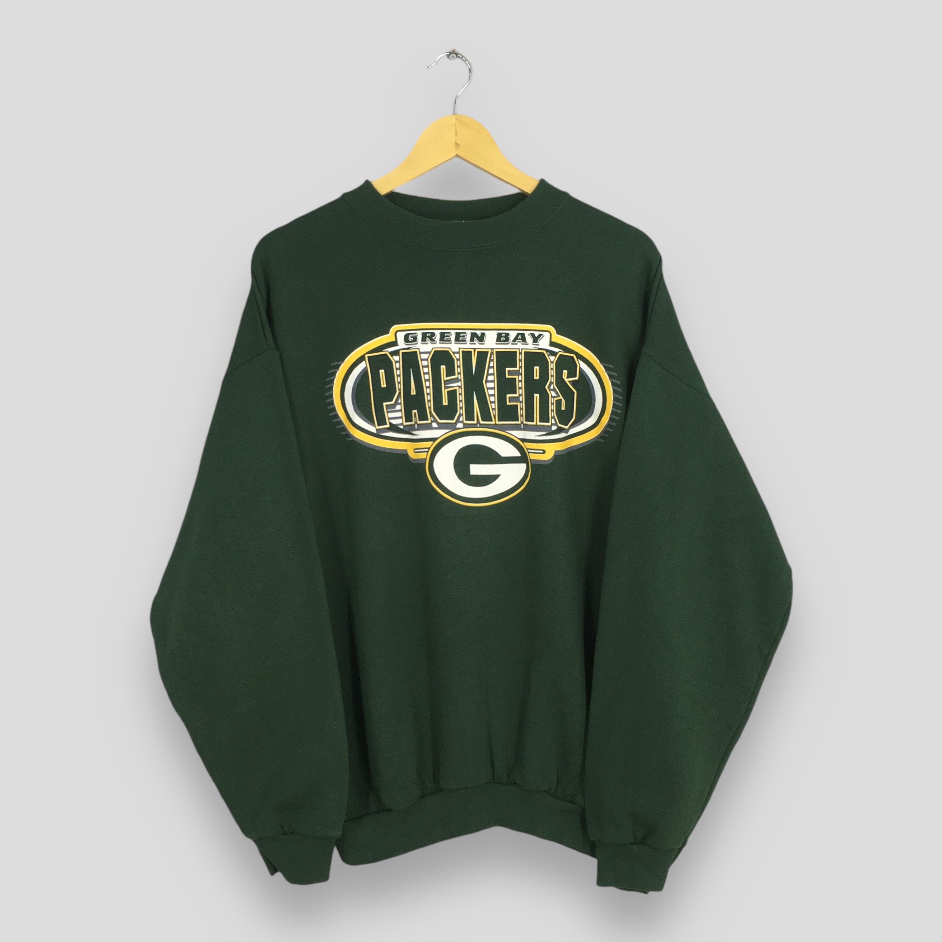 NFL Vintage 90s Green Bay Packers Football NFC Sweatshirt XLarge Size US XL / EU 56 / 4 - 1 Thumbnail