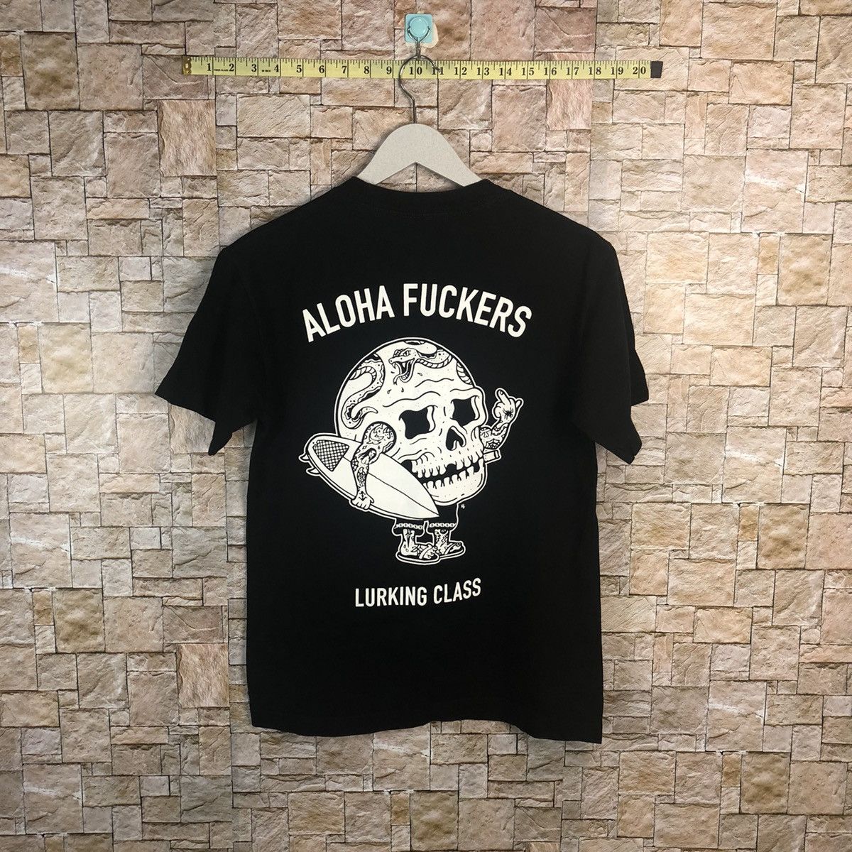 Lurking Class Lurking Class Aloha Fucker skull Black Tshirt #A69 Size US S / EU 44-46 / 1 - 1 Thumbnail