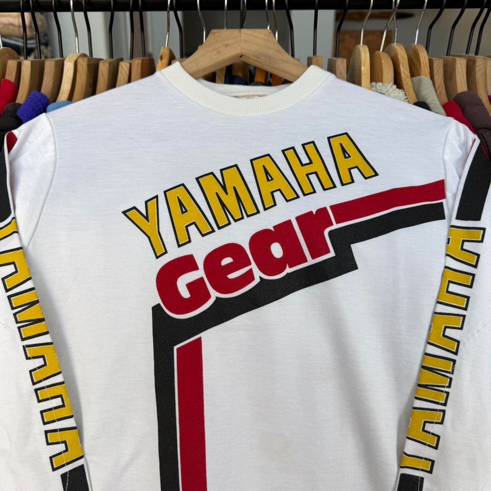 Other Vintage 70s or 80s Yamaha Motocross Jersey White Size US S / EU 44-46 / 1 - 2 Thumbnail