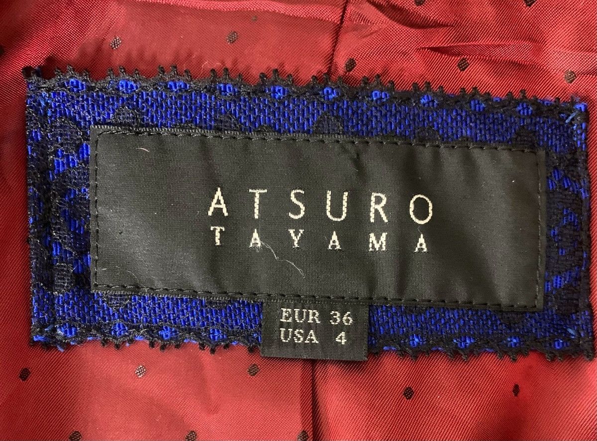 ATSURO TAYAMA Atsuko Tayama Designer Luxury Japanese Brand Overcoat Jacket Size XS / US 0-2 / IT 36-38 - 10 Thumbnail