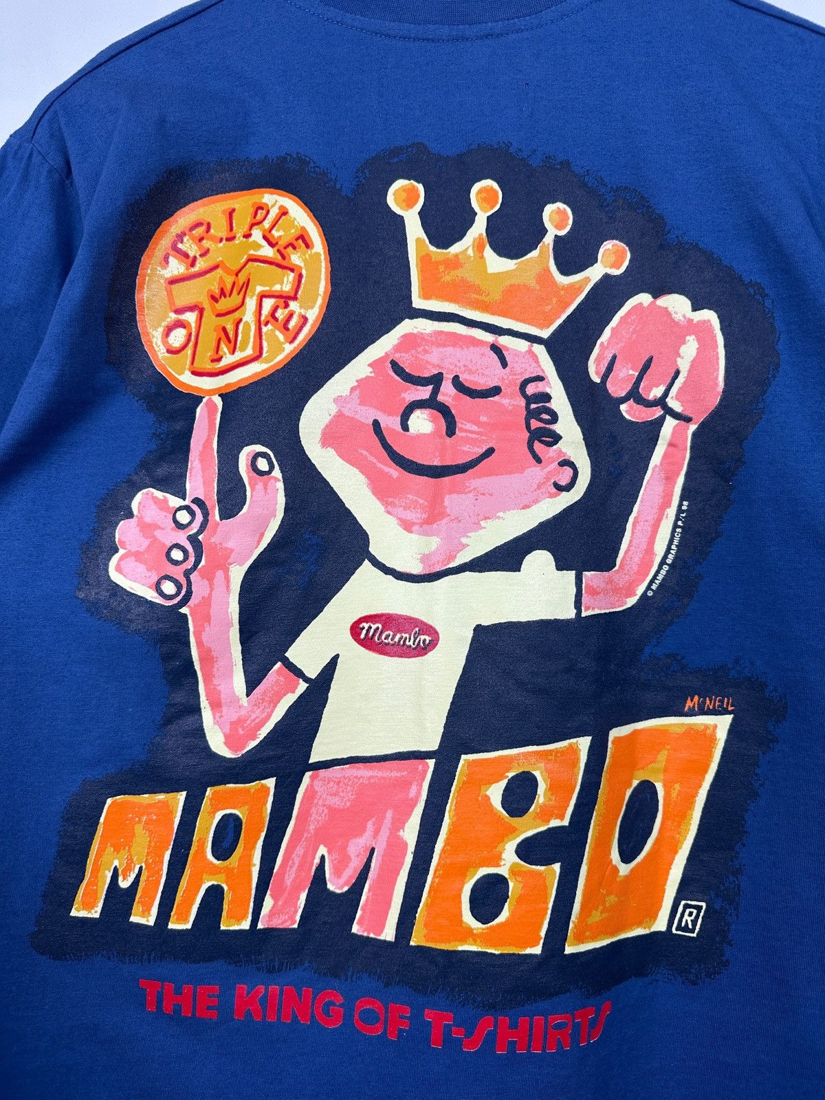 Mambo 1998 Vintage Mambo Graphic King of T-Shirt Crown Surf Skate Size US S / EU 44-46 / 1 - 8 Thumbnail