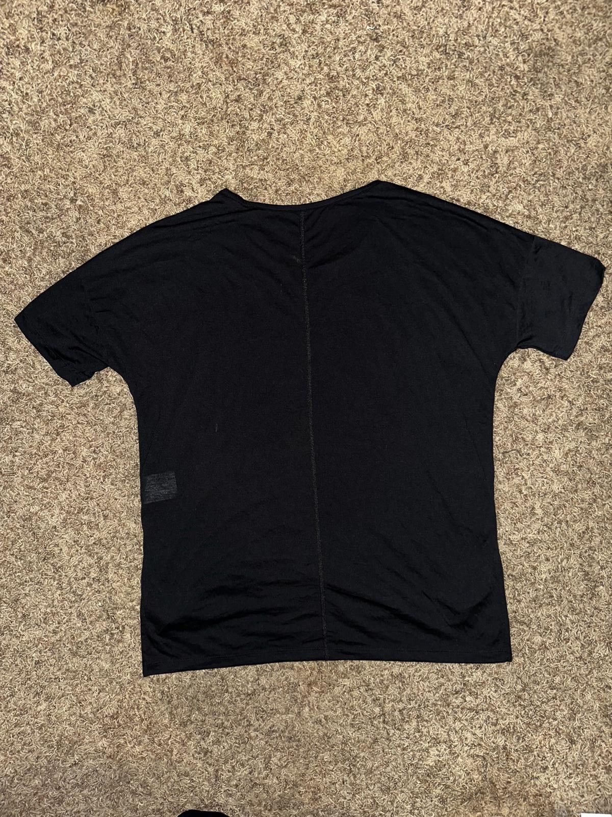 Nike Nike Women’s Dri-Fit Yoga Short Sleeve Training Top T-Shirt Size L / US 10 / IT 46 - 4 Thumbnail