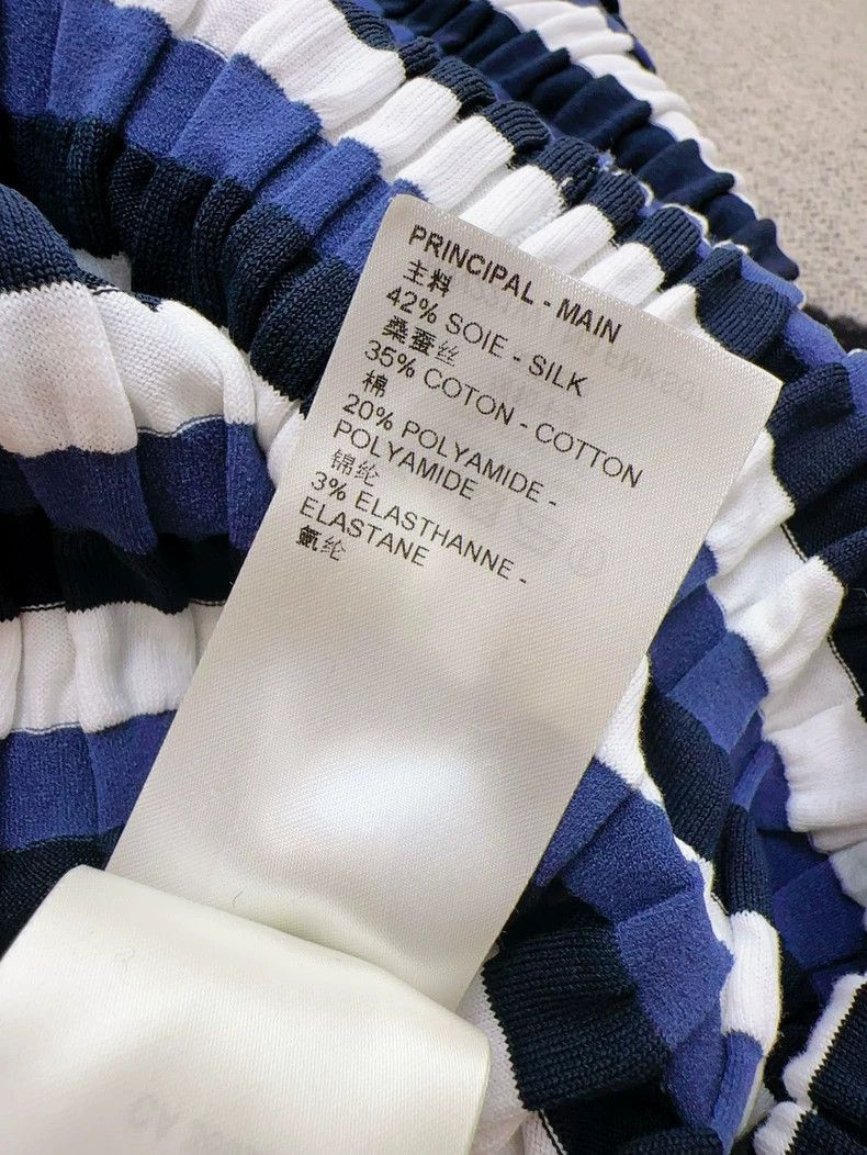 Louis Vuitton Louis Vuitton Blue White Striped Short Sleeve Top- Size M / US 6-8 / IT 42-44 - 9 Thumbnail