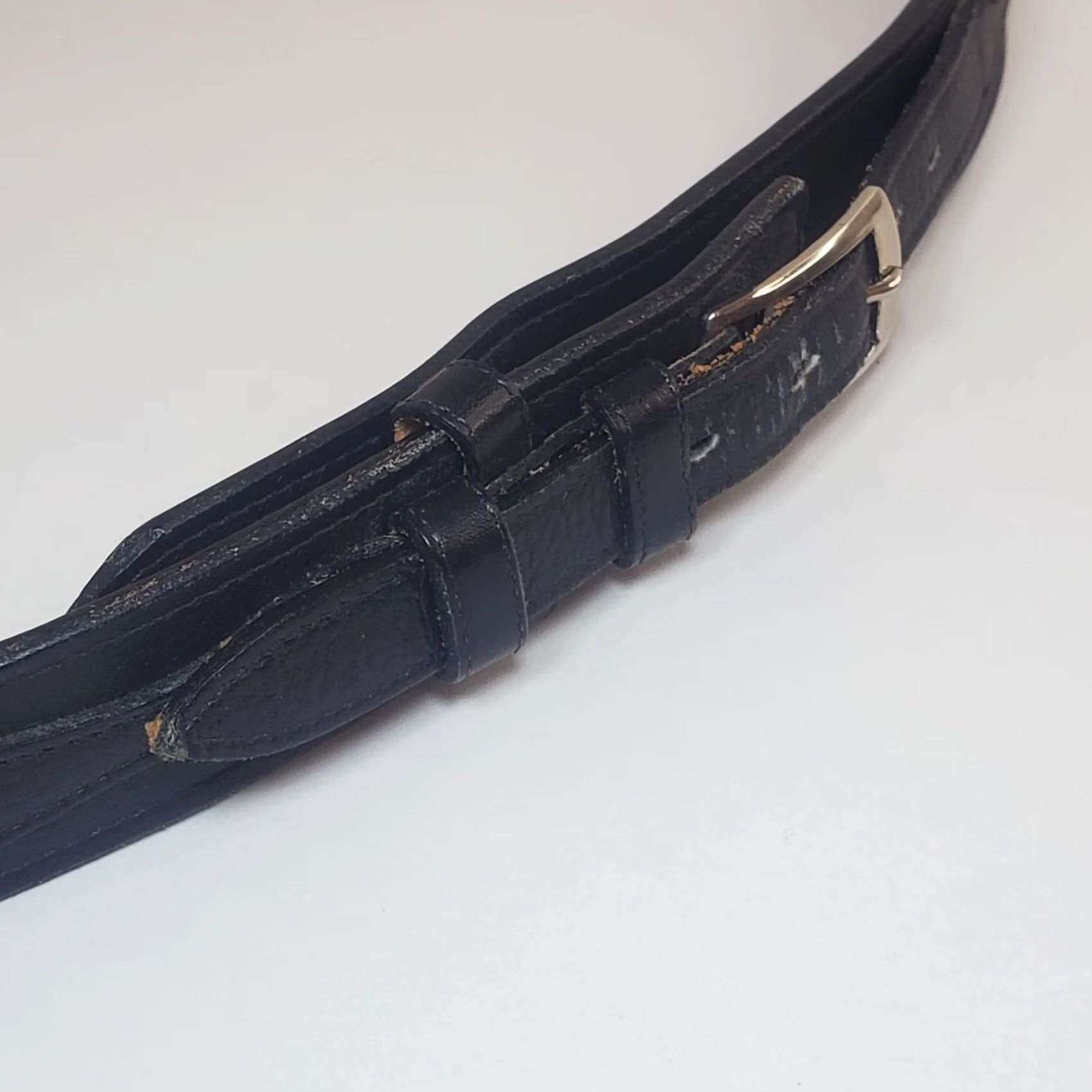 Tony Lama VINTAGE Tony Lama Belt Western Leather Adjustable 44 Concho Mens Size 44 - 3 Thumbnail