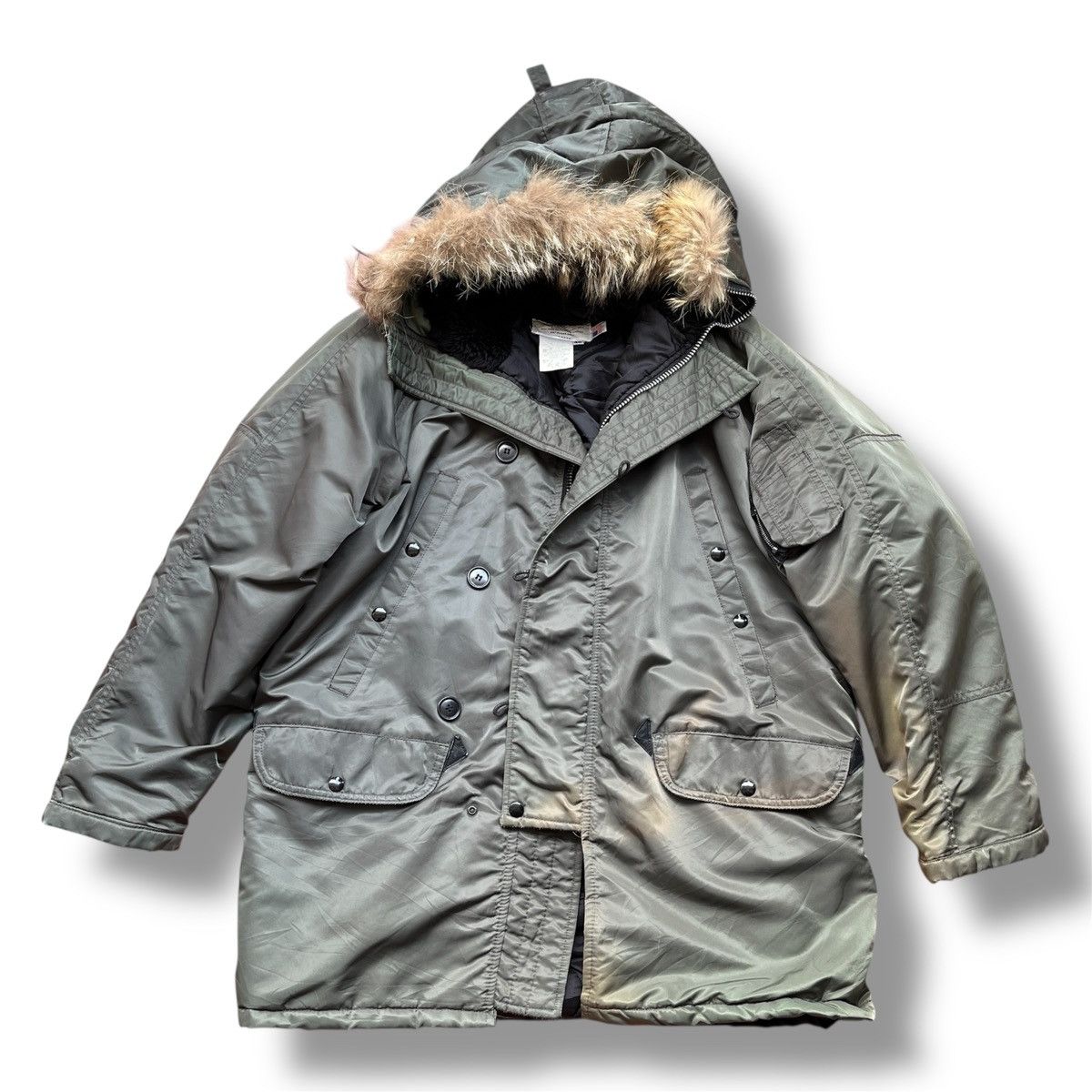 I. Spiewak And Sons × The Real McCoy's VINTAGE I SPIEWAK & SONS N-3B GOLDEN FLEECE FLIGHT JACKET Size US M / EU 48-50 / 2 - 3 Thumbnail