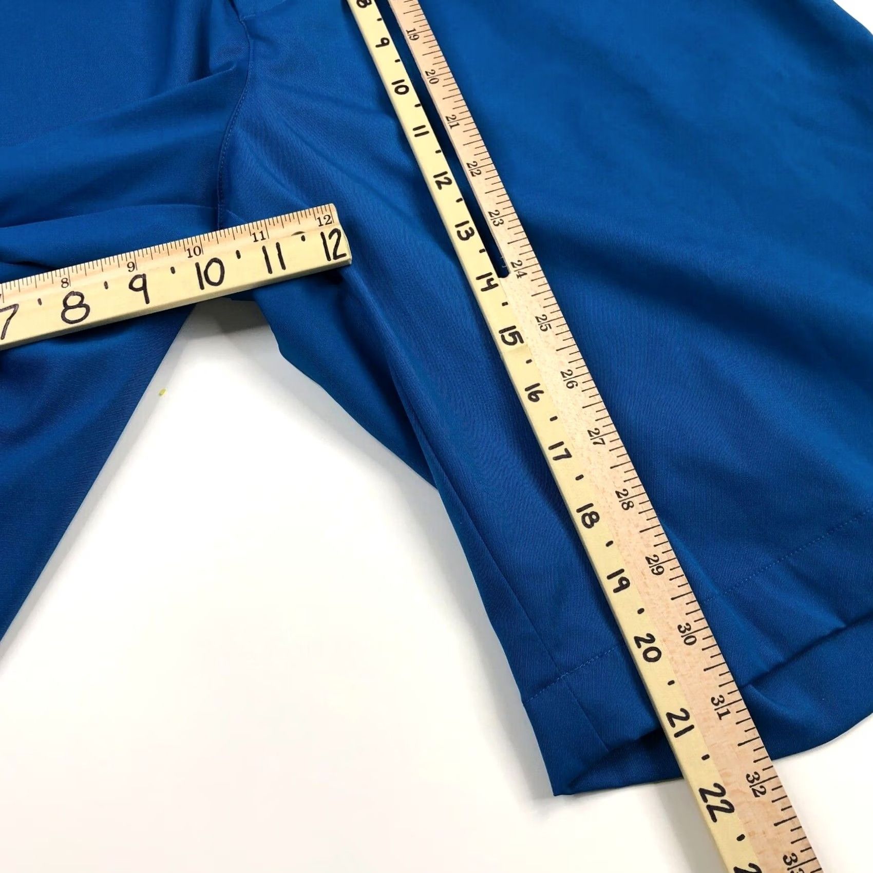 Nike Nike TOUR PERFORMANCE 34 Chino Shorts Blue Flat Front 10.5" Inseam 11" Regular Waist 34 Men Shirts/Shorts? Size US 34 / EU 50 - 6 Thumbnail