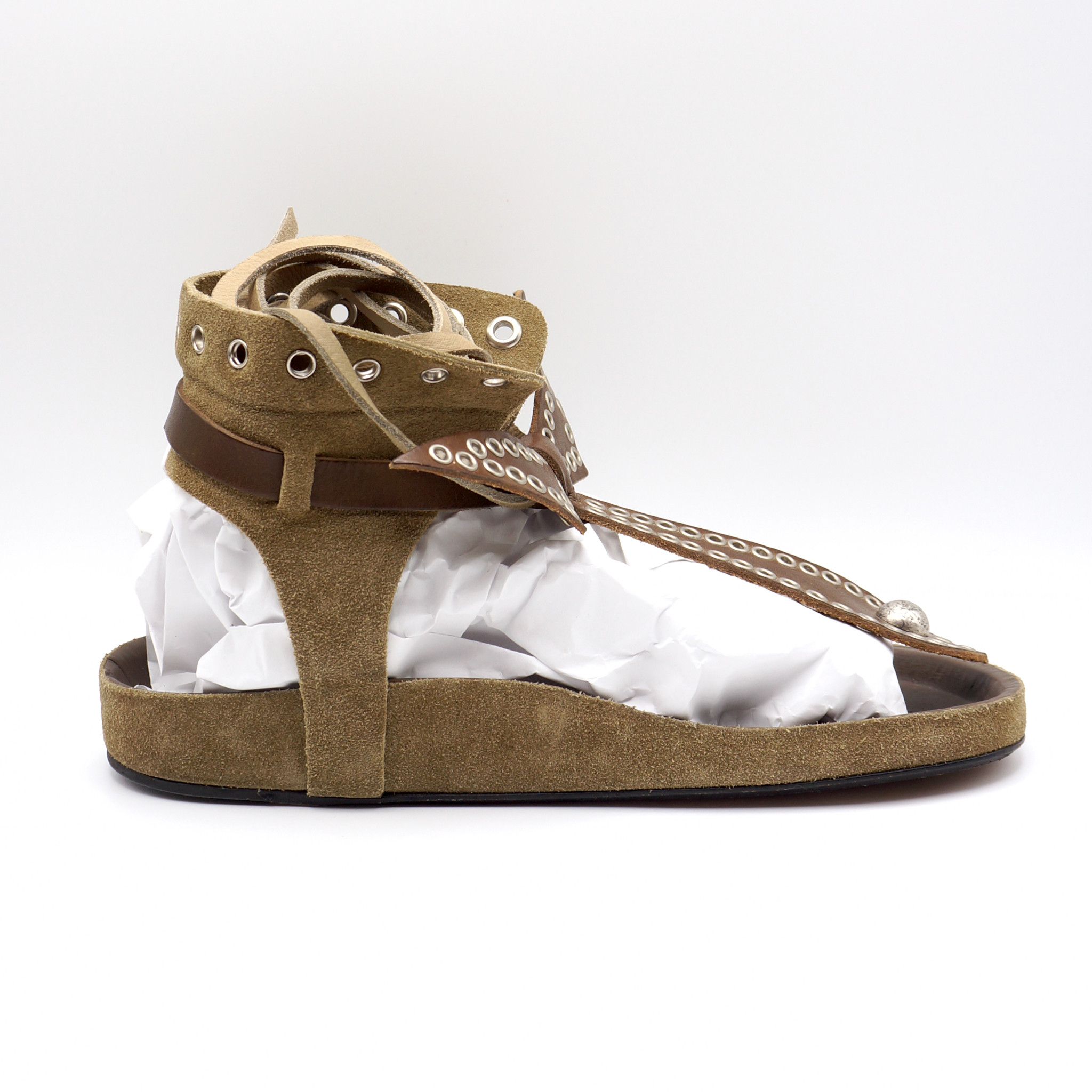 Isabel Marant Suede & Leather Tie-Up Size US 6 / IT 36 - 5 Thumbnail