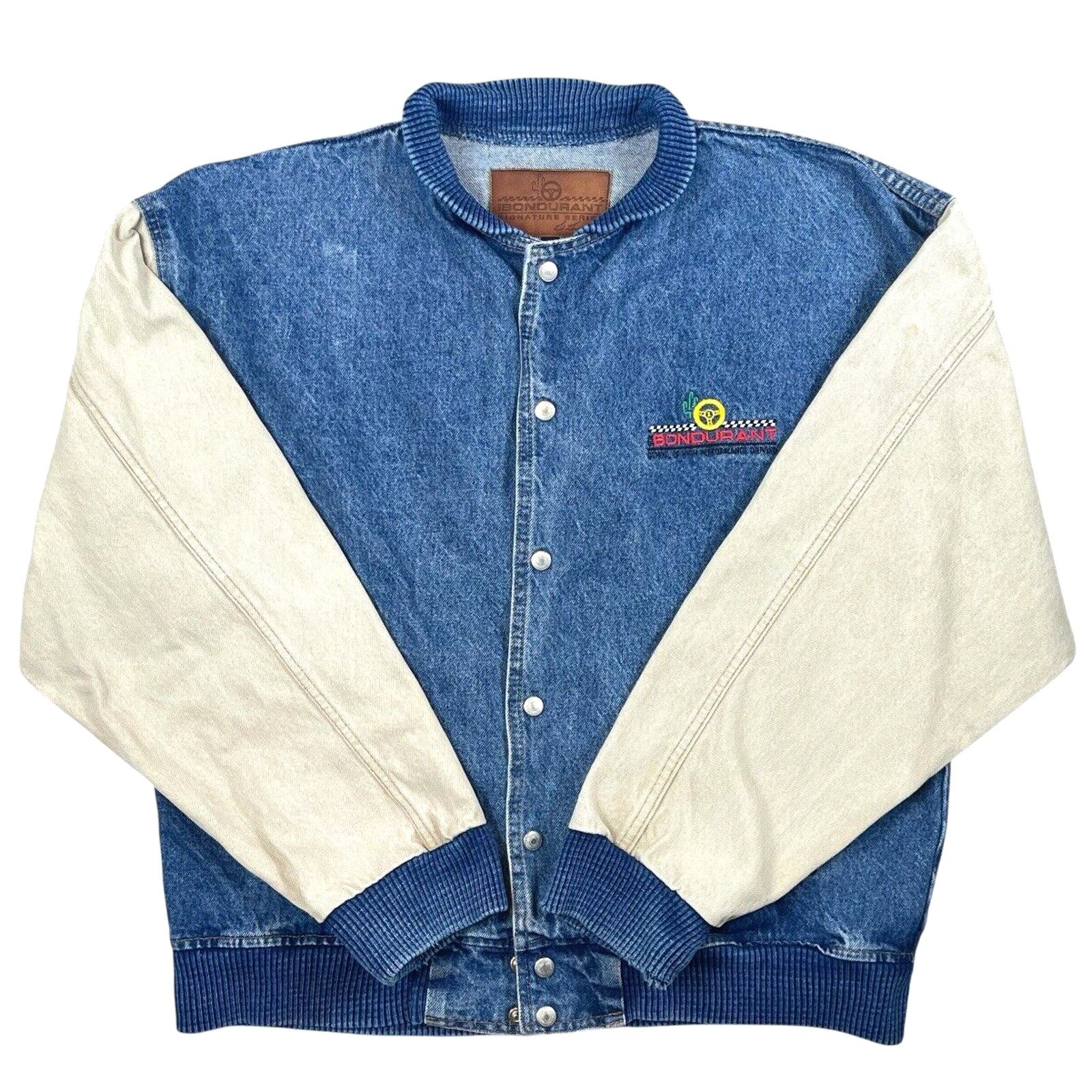 Other Vtg 90s Bob Bondurant Signature Series Varsity Racing Jacket Size US M / EU 48-50 / 2 - 17 Thumbnail