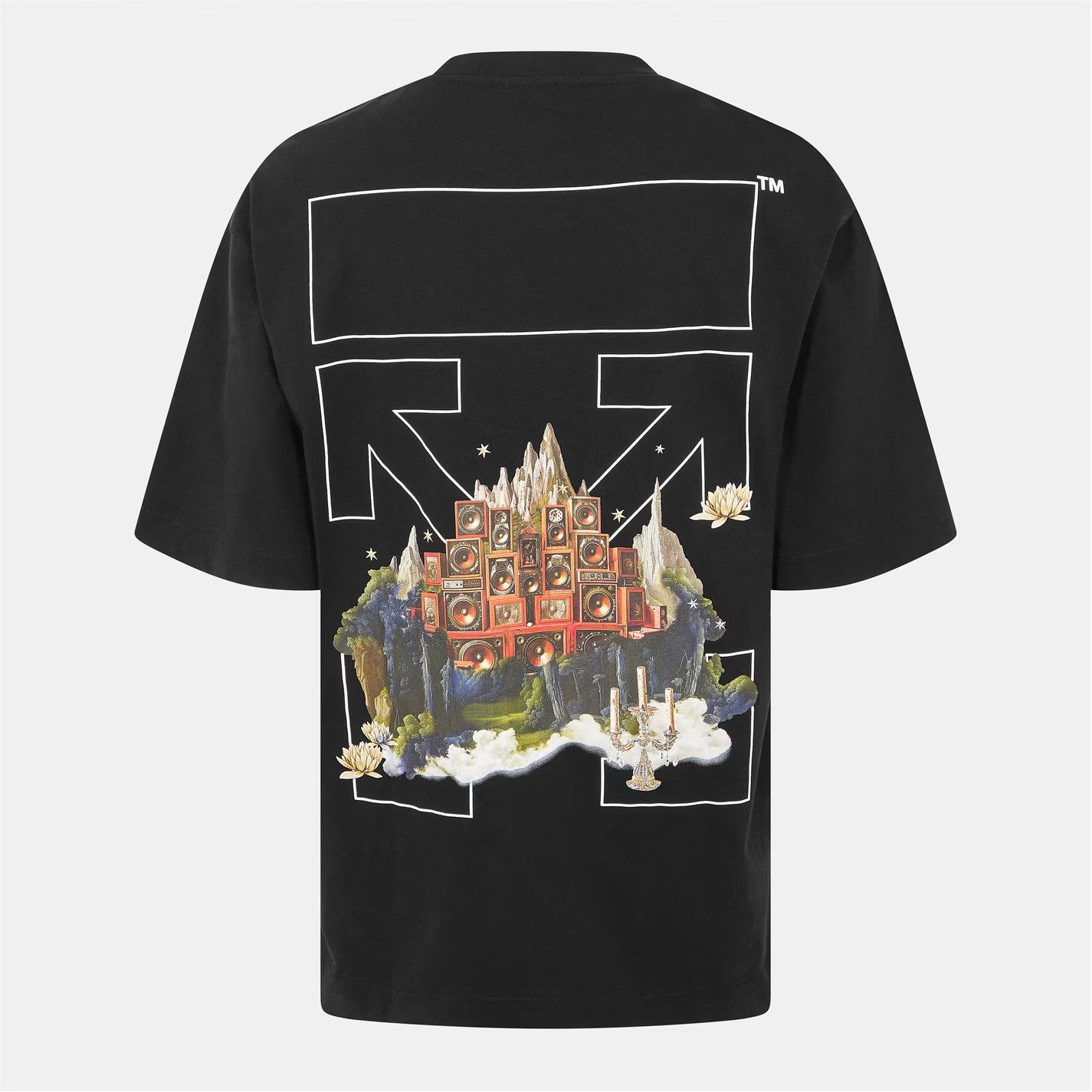 Off-White o1g2r1mq0226 T-Shirt In Black Size US L / EU 52-54 / 3 - 2 Thumbnail