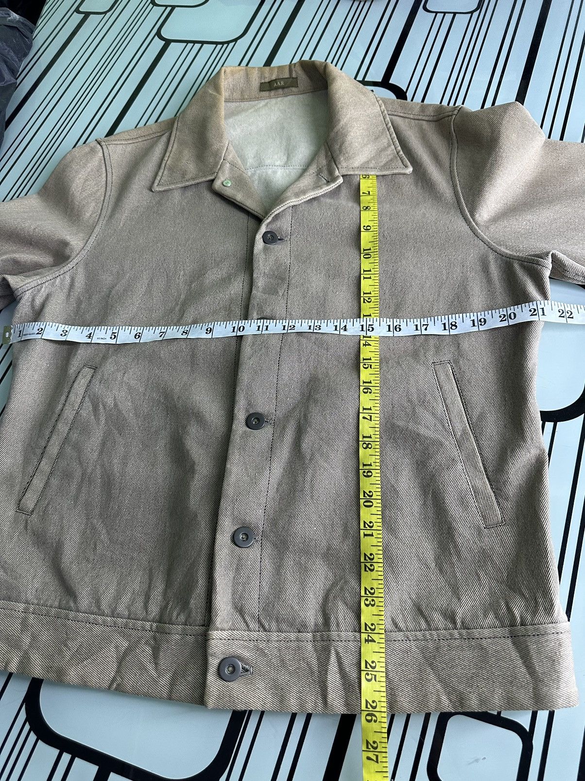 Yohji Yamamoto Vintage A.A.R Yohji Design Studio Denim Jacket Size US L / EU 52-54 / 3 - 19 Thumbnail