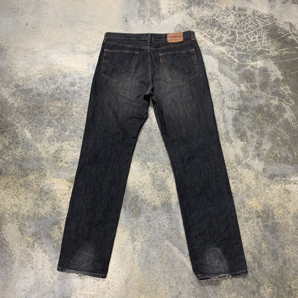 Edwin × Japanese Brand × Vintage Vintage Edwin 503 Rebel Regular faded denim Size US 36 / EU 52 - 2 Thumbnail
