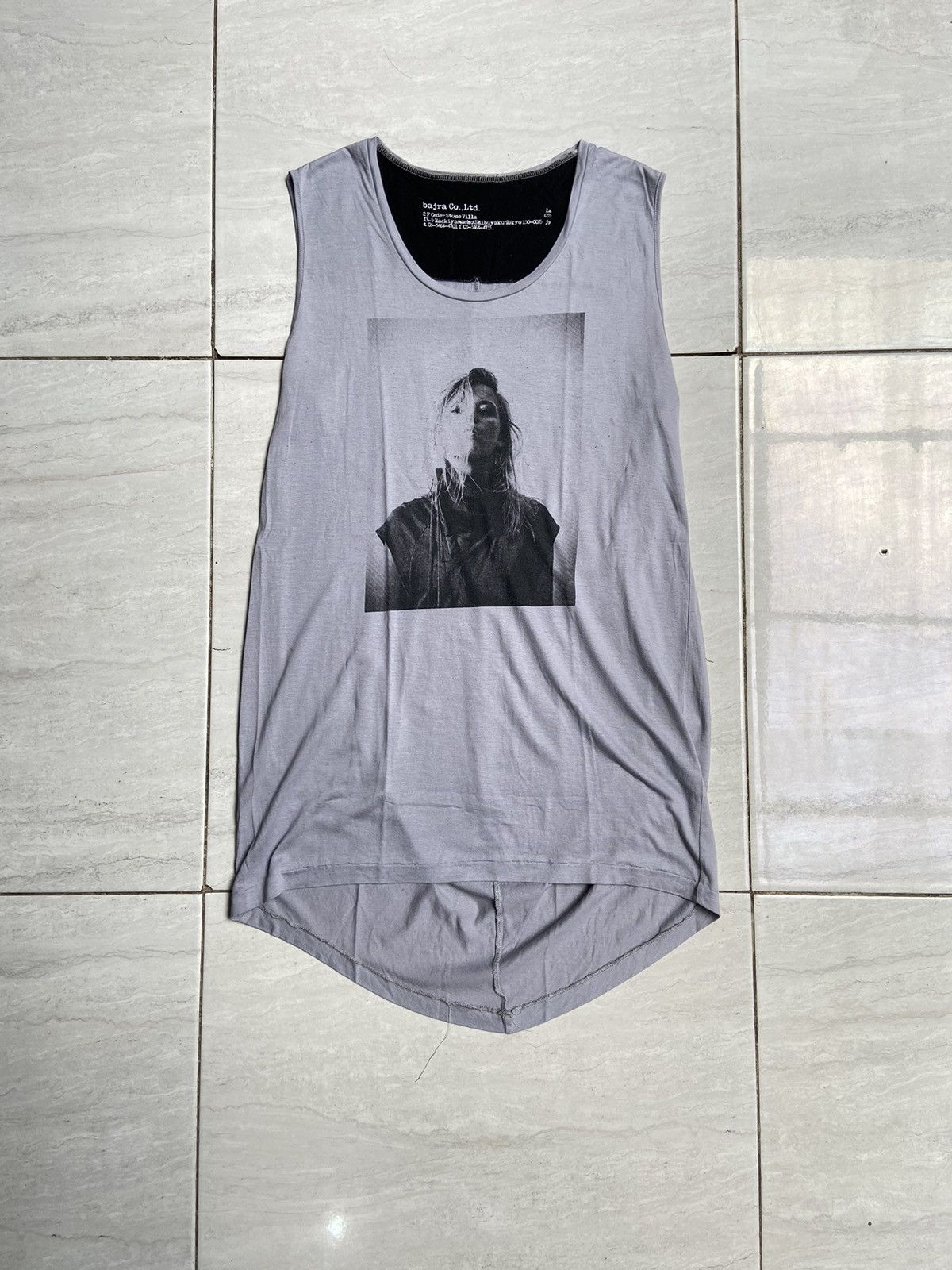 image of Bajra Co.,ltd. Sleeveless T-Shirt in Grey, Men's (Size XS)