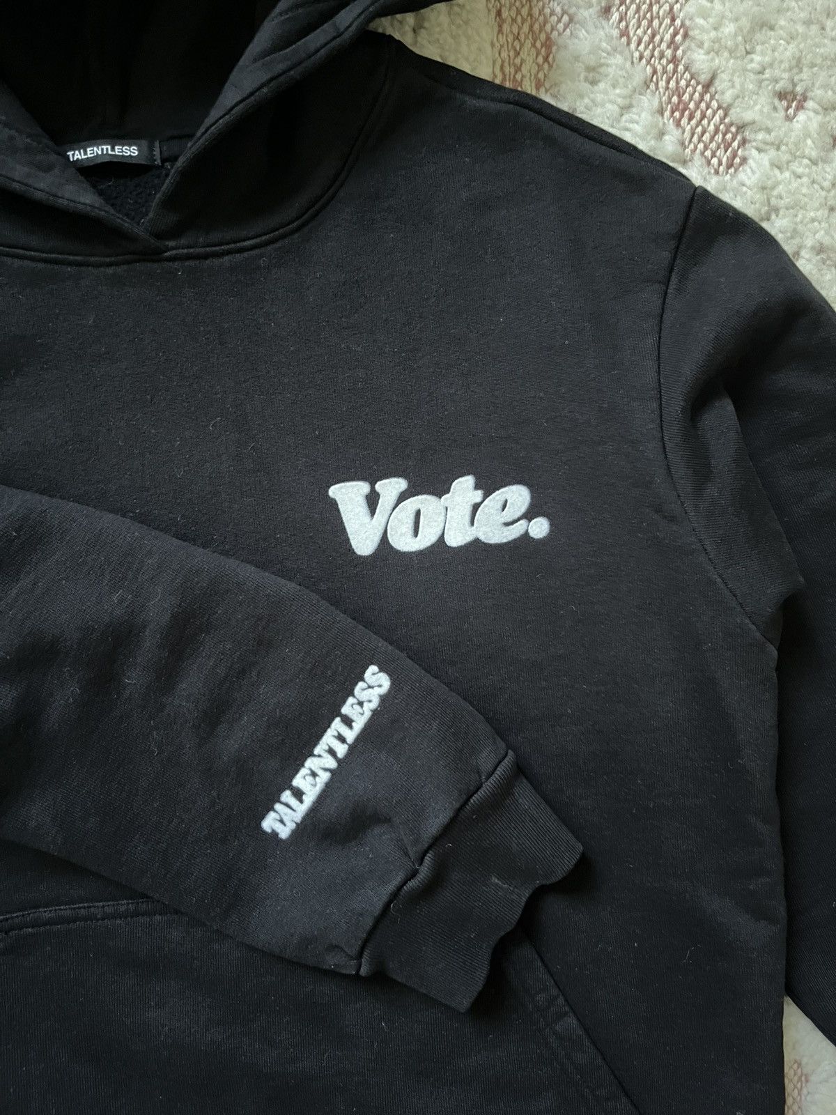 Talentless TALENTLESS “Vote.” Black Hoodie Size US M / EU 48-50 / 2 - 4 Thumbnail