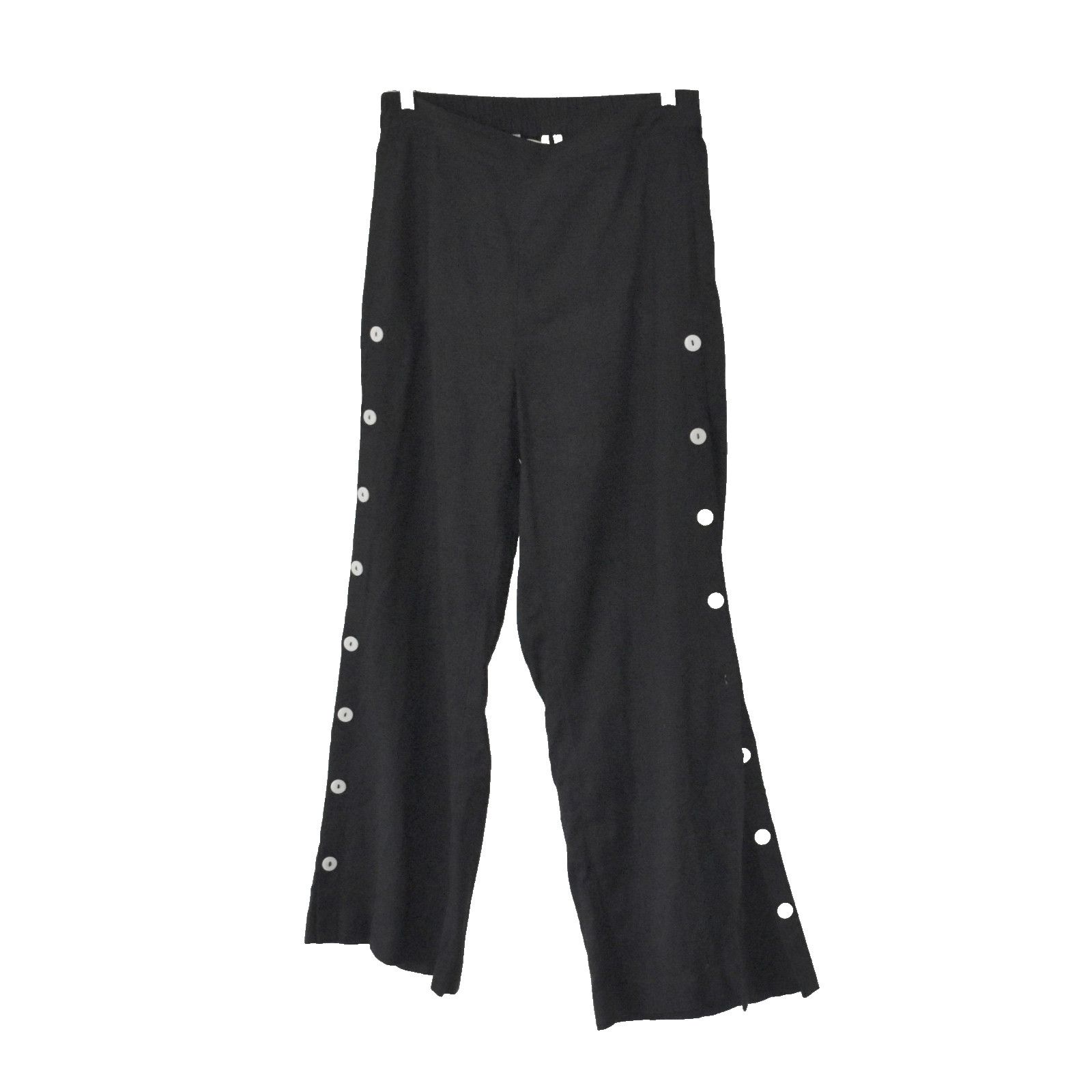 Soft Surroundings SOFT SURROUNDINGS Sonoma Button Detail Wide Leg Pants Size M Size 31" - 3 Thumbnail
