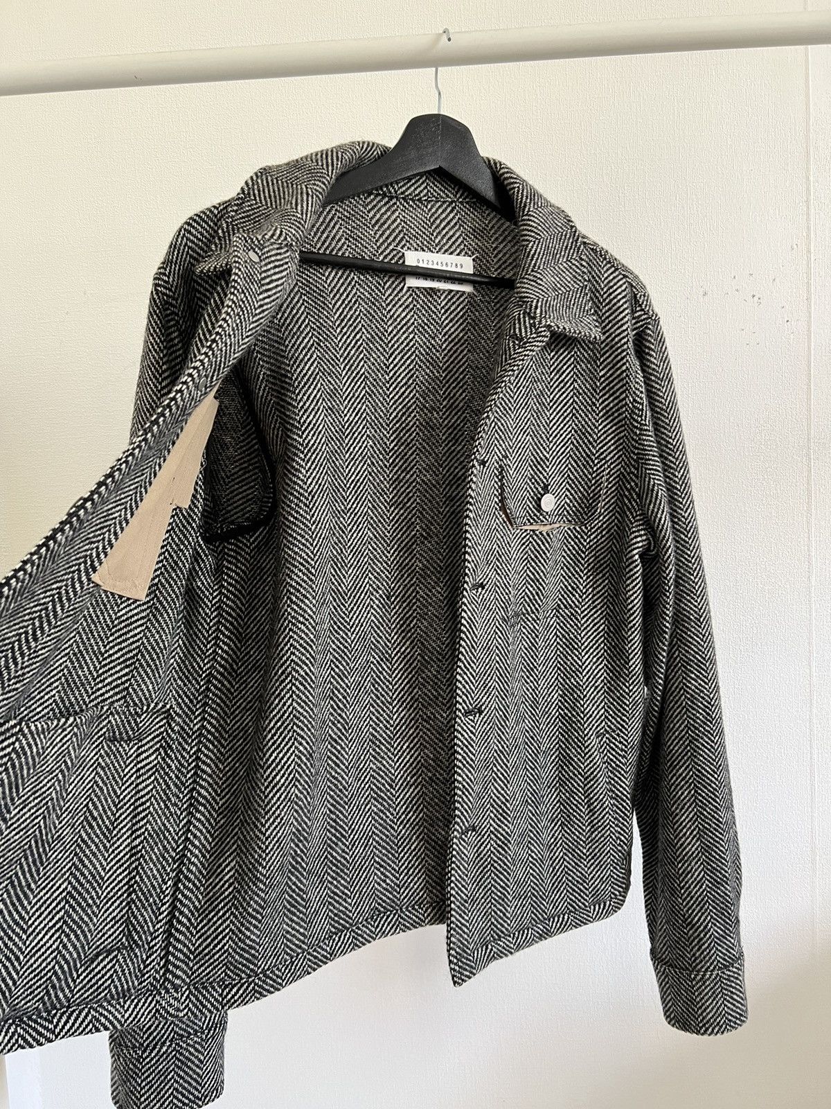 Maison Margiela Maison Margiela Wool Tweed Jacket Size US M / EU 48-50 / 2 - 2 Thumbnail