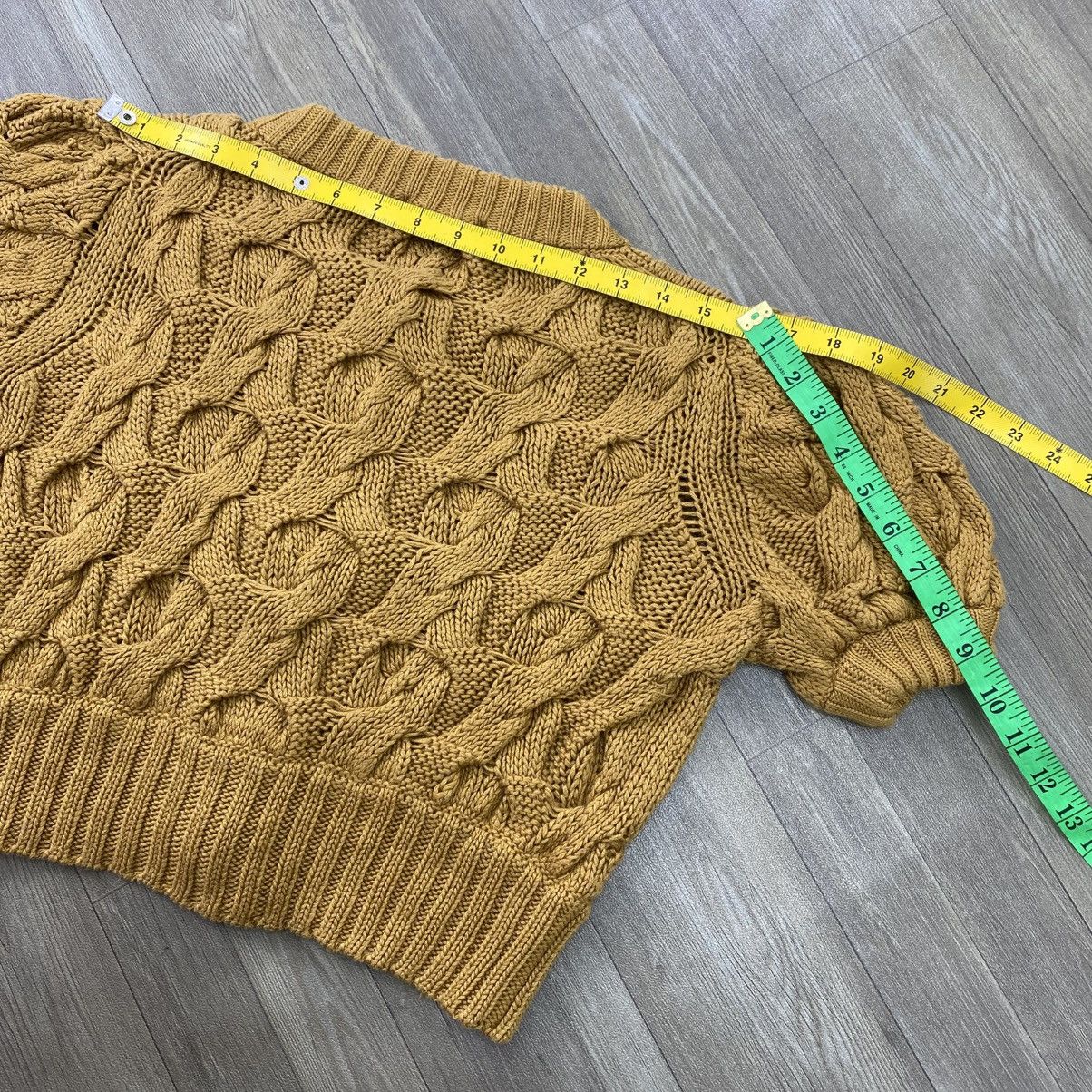 Burberry Vintage Burberry London Blue Label Crop Cable Knit Cardigan Size US S / EU 44-46 / 1 - 13 Thumbnail