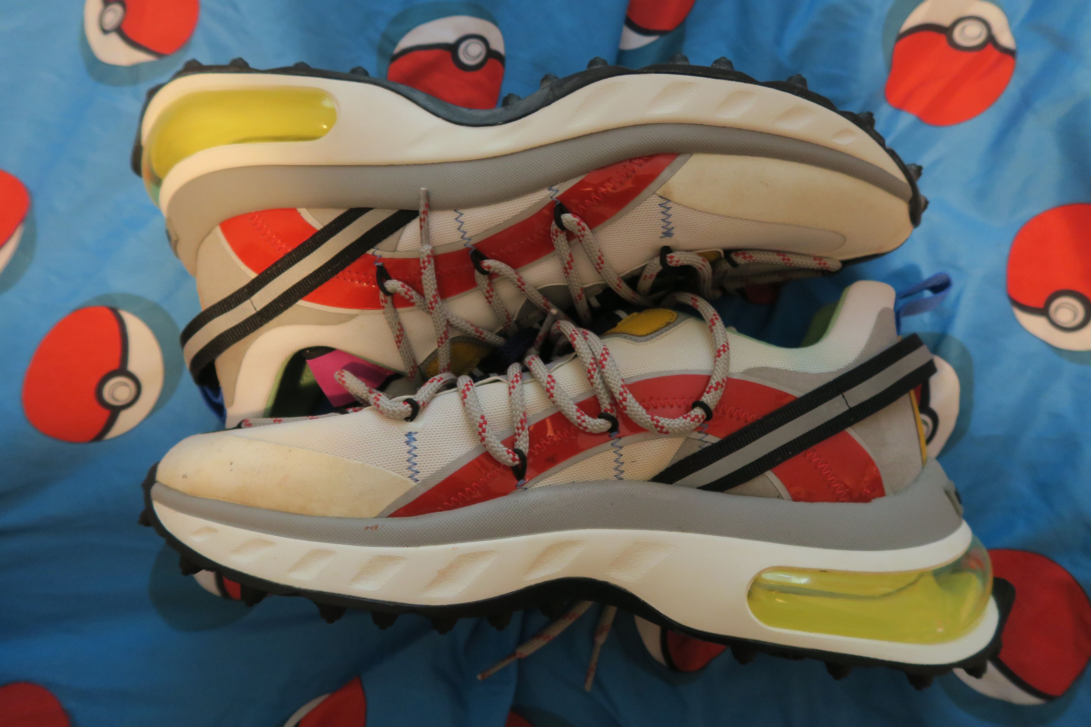 Dsquared2 Dsquared2 Men's Bubble Sneakers White Red Gray Size US 12 / EU 45 - 11 Thumbnail
