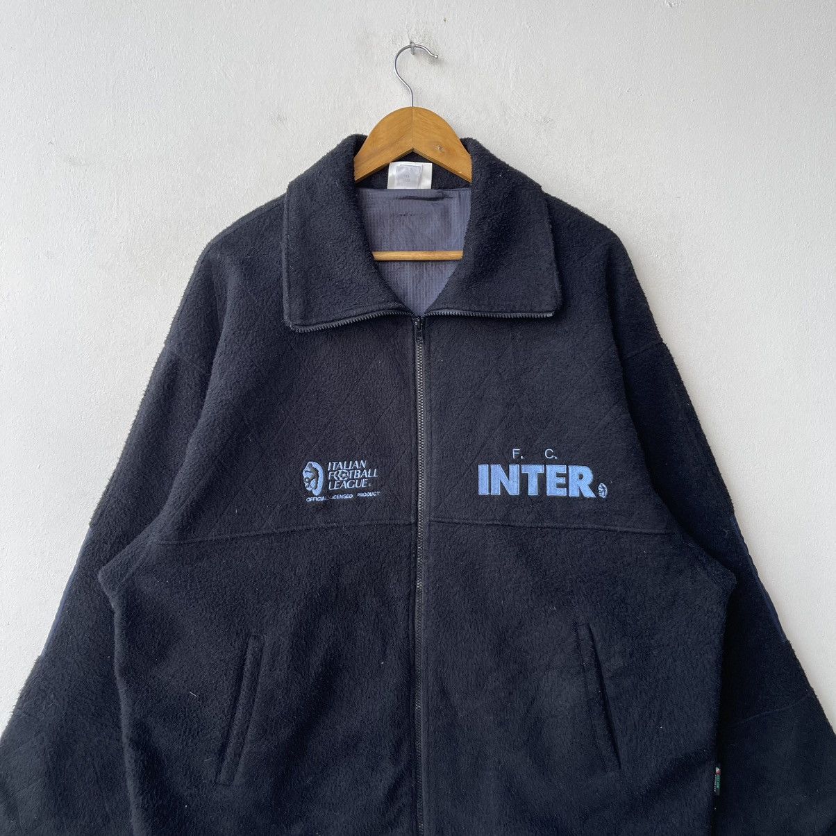 Kappa Vtg 90s Inter Milan F.C. Kappa x Phenix Fleece Jacket Size US L / EU 52-54 / 3 - 4 Thumbnail