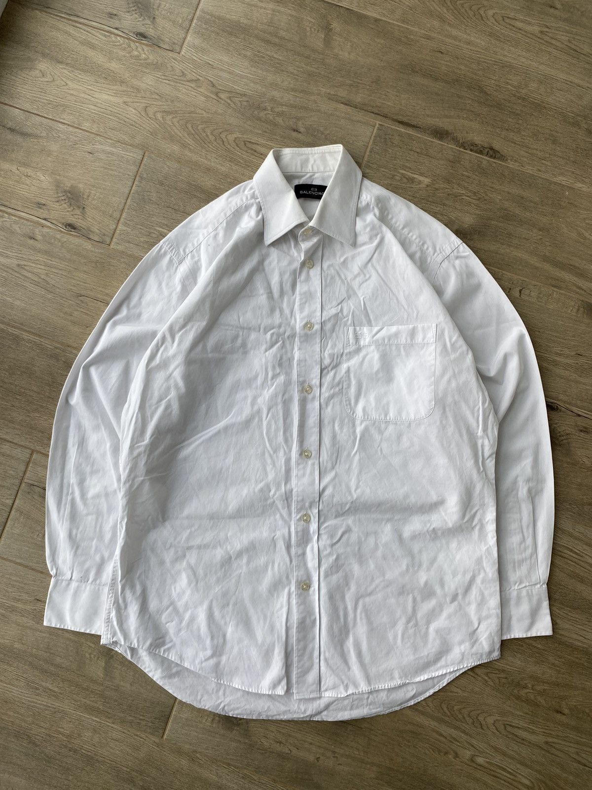 Balenciaga Balenciaga Vintage Button Shirt Size US M / EU 48-50 / 2 - 1 Thumbnail