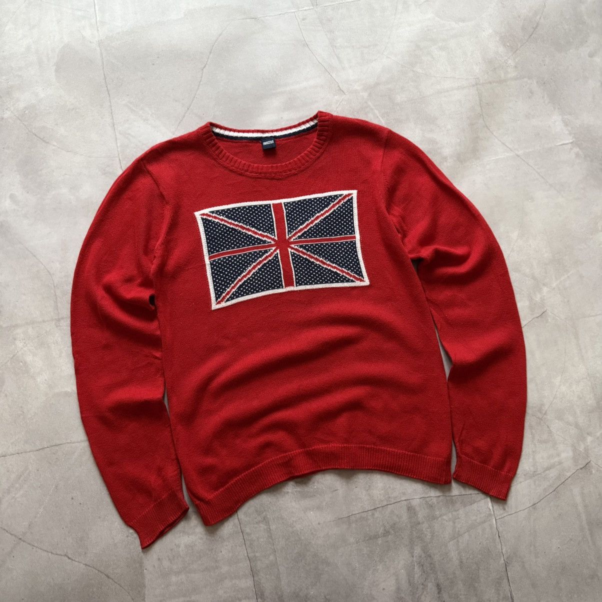 Hysteric Glamour × Undercover 00s England British Flag Knit Sweater PPFM Burberry Vibe Size S / US 4 / IT 40 - 1 Thumbnail