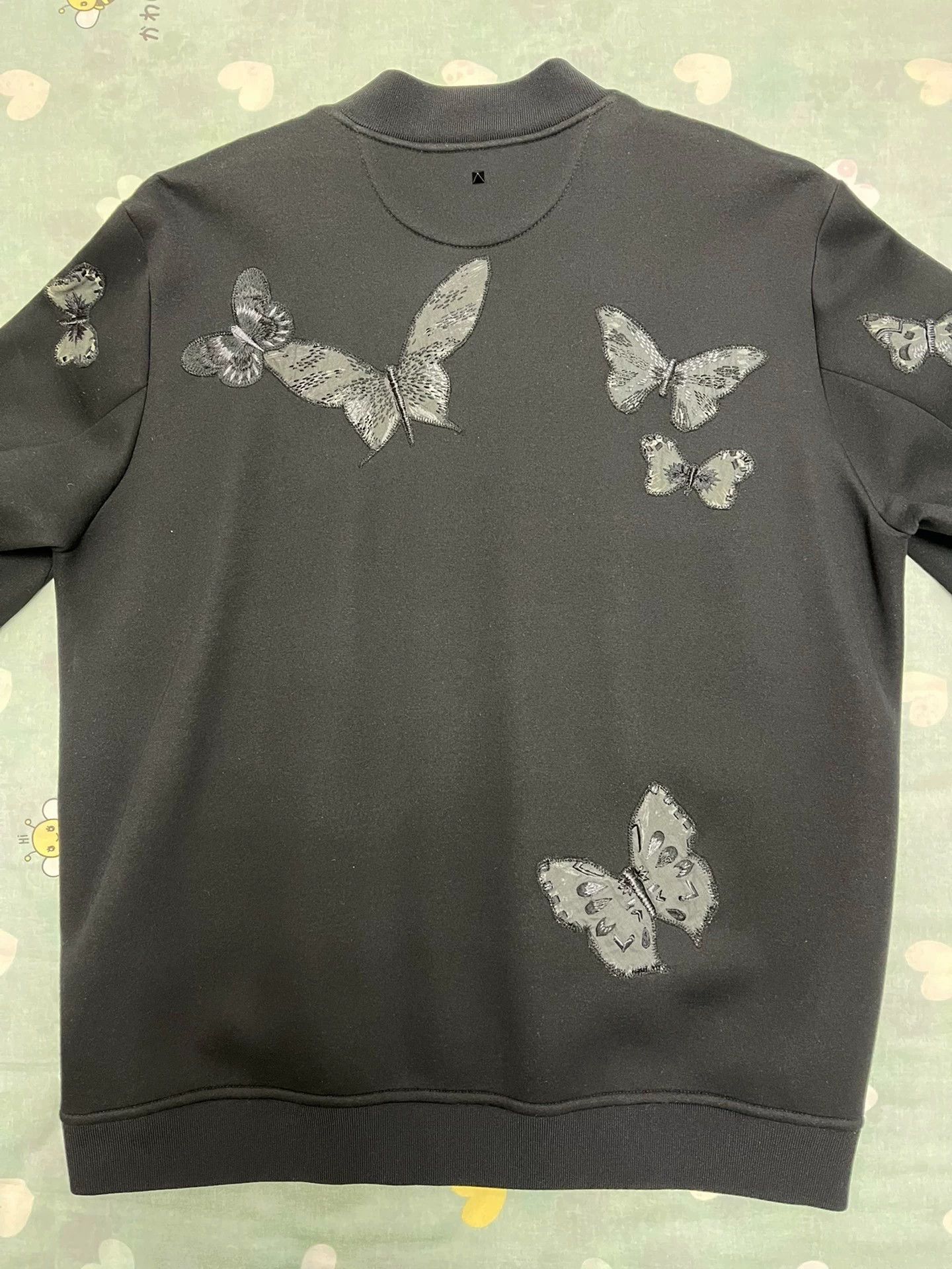 Valentino Valentino VLTN Butterfly Show Jacket Men's M Black Size US M / EU 48-50 / 2 - 2 Thumbnail