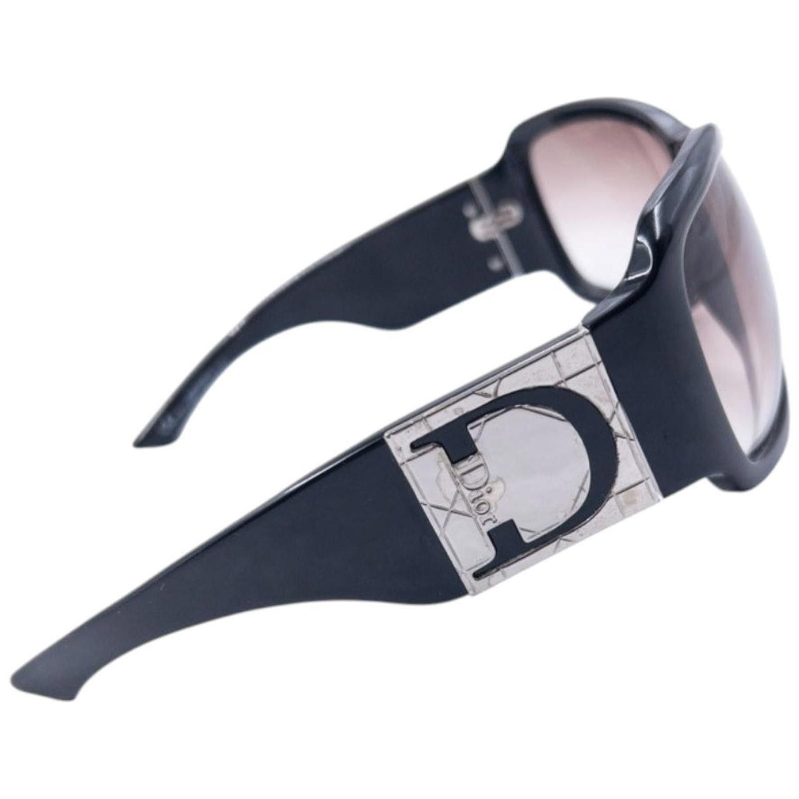 Dior Vintage Dior Embossed Sunglasses Size ONE SIZE - 3 Thumbnail