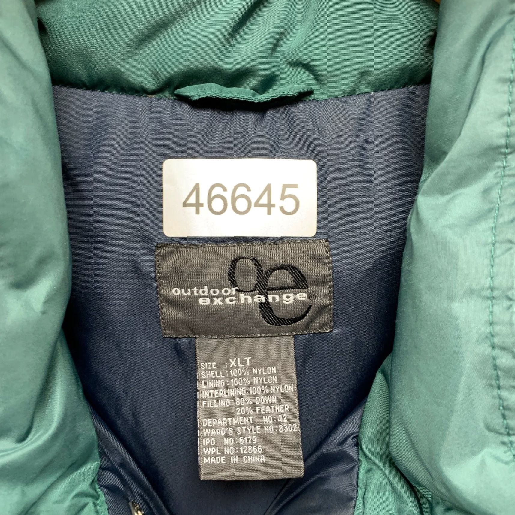 Vintage VINTAGE Outdoor exchange Vest Puffer Down Green XLT Tall Men Nylon Softshell Shell Outdoor Size US XL / EU 56 / 4 - 3 Thumbnail